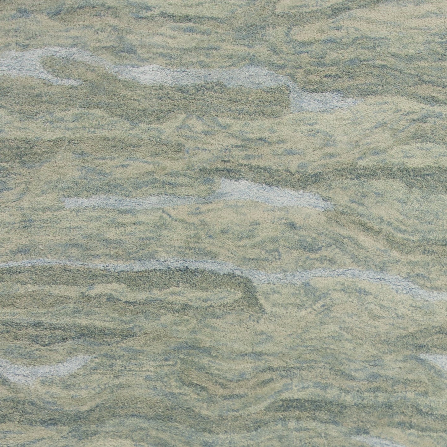 Serenity 1252 Seafoam Breeze Hand Tufted Area Rug - Kas