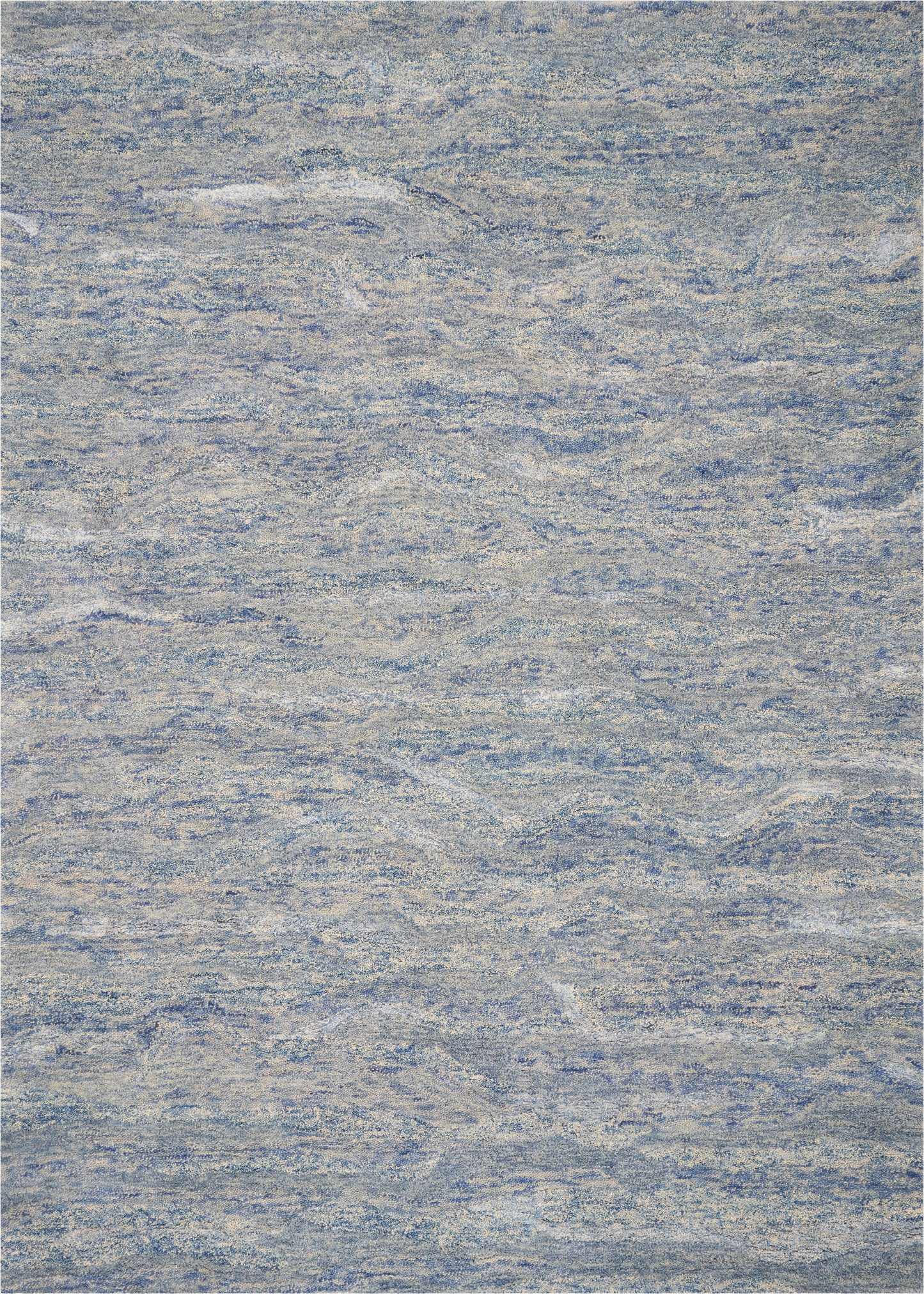 Serenity 1254 Ocean Blue Breeze Hand Tufted Area Rug - Kas