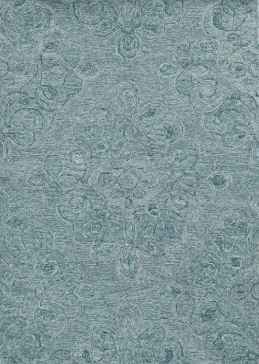 Serenity 1257 Seafoam Ashley Hand Tufted Area Rug - Kas