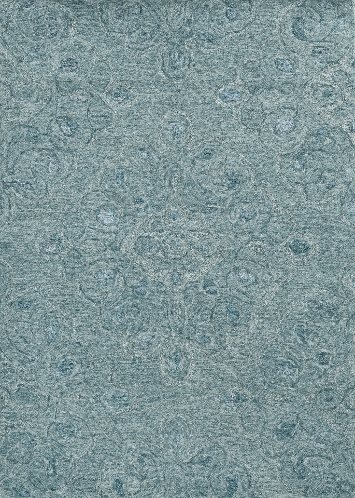 Serenity 1257 Seafoam Ashley Hand Tufted Area Rug - Kas