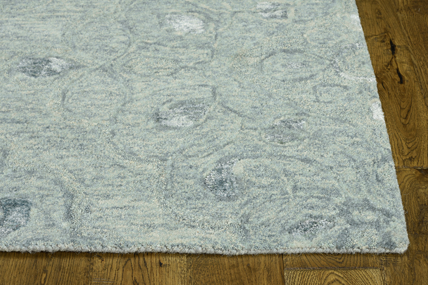 Serenity 1257 Seafoam Ashley Hand Tufted Area Rug - Kas