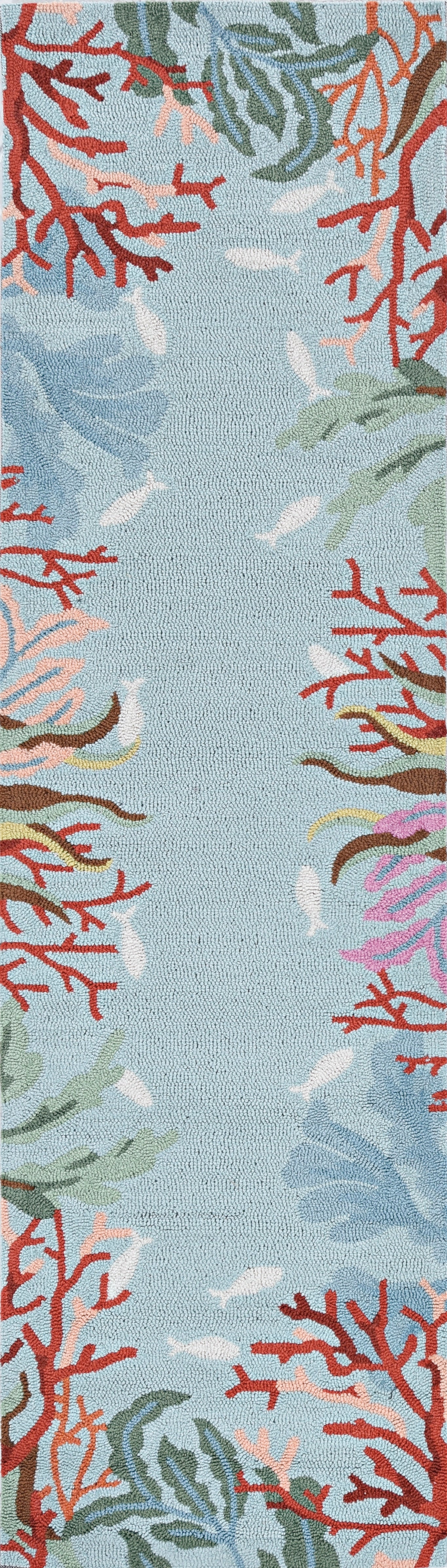 Sonesta 2012 Blue Lagoon Hand Hooked Area Rug - Kas