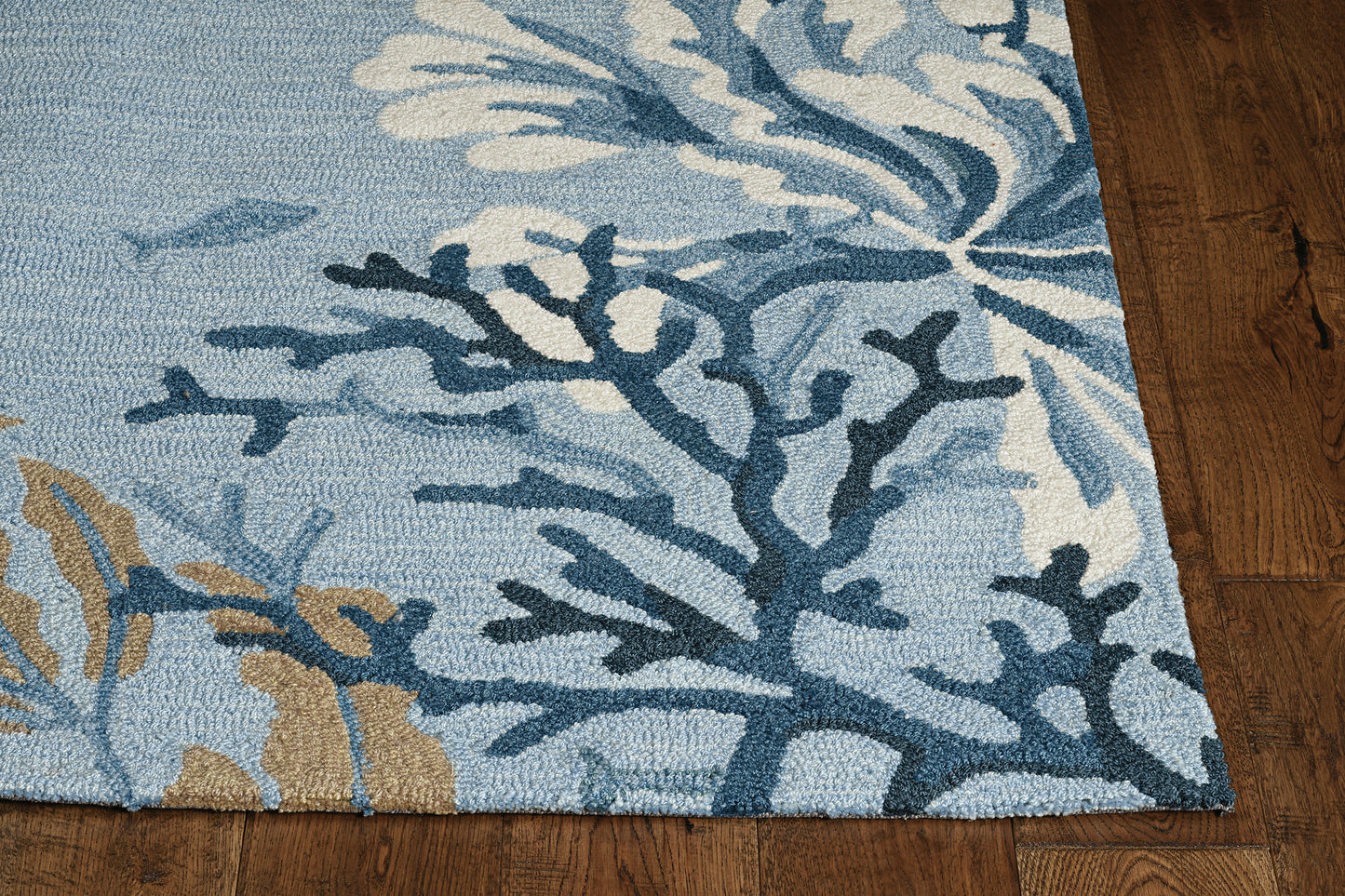 Sonesta 2020 Steel Blue Lagoon Hand Hooked Area Rug - Kas