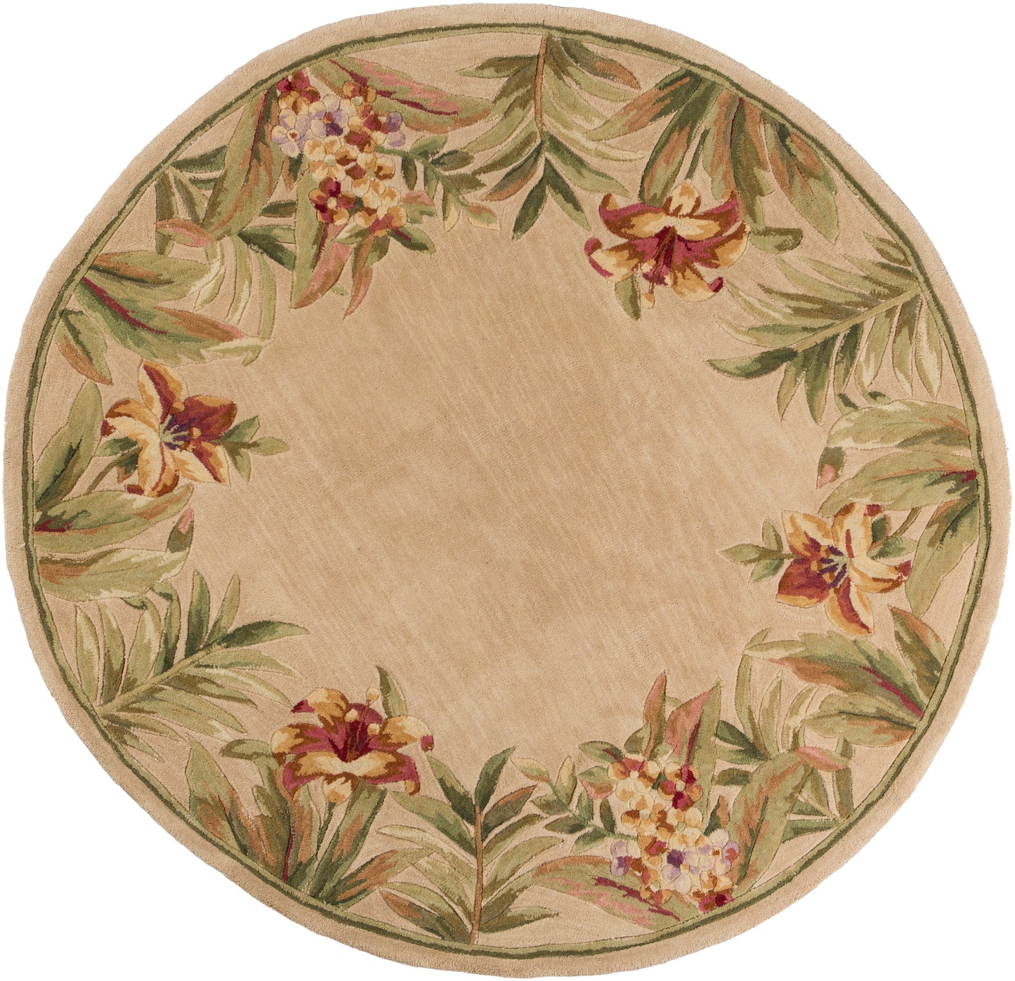 Sparta 3151 Ivory Rainforest Hand Tufted Area Rug - Kas