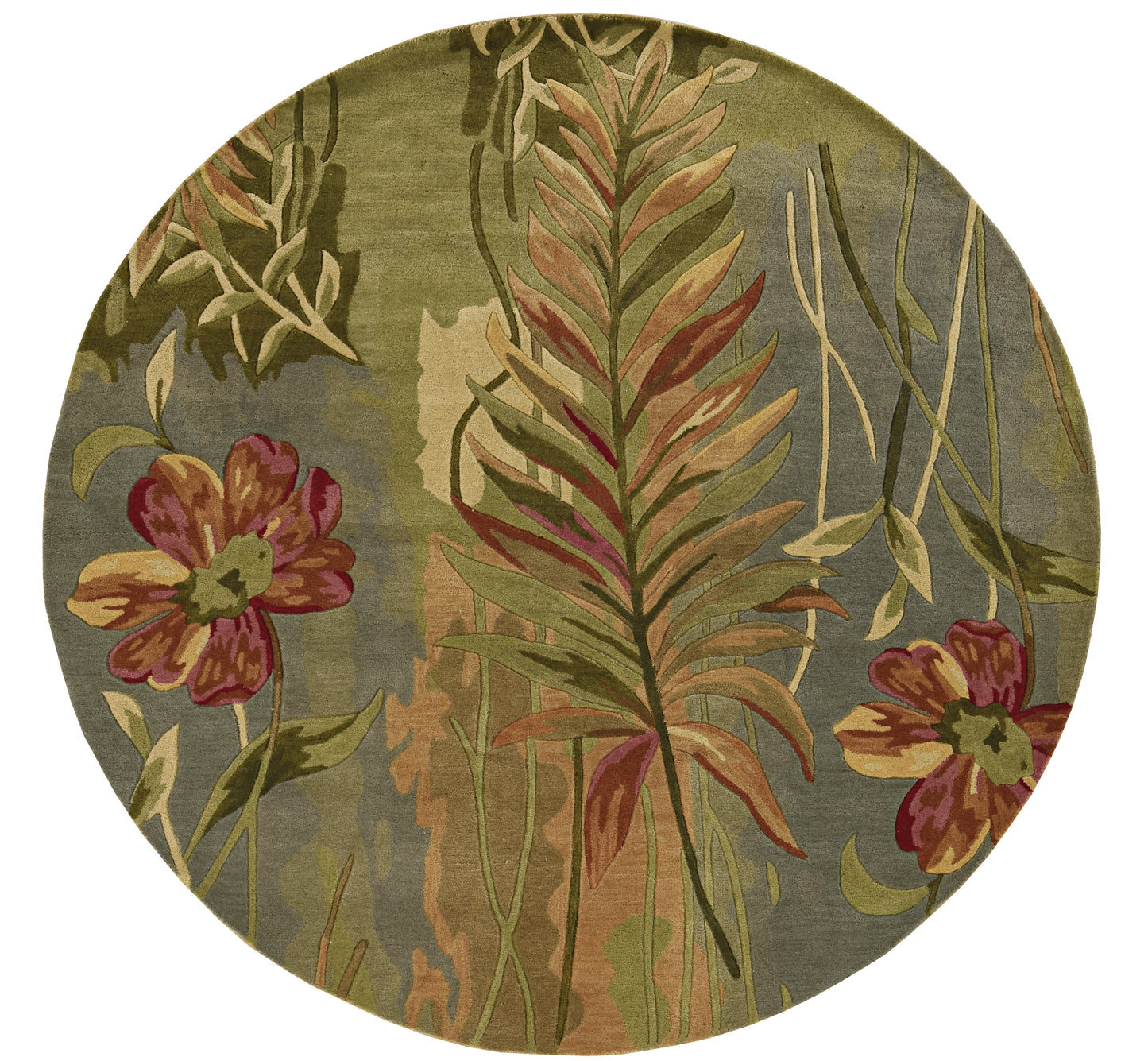 Sparta 3159 Multicolor Island Oasis Hand Tufted Area Rug - Kas