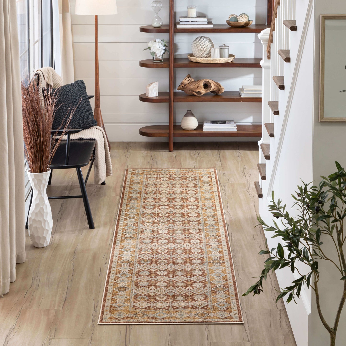 Karastan Rugs Staveley Terracotta Area Rug