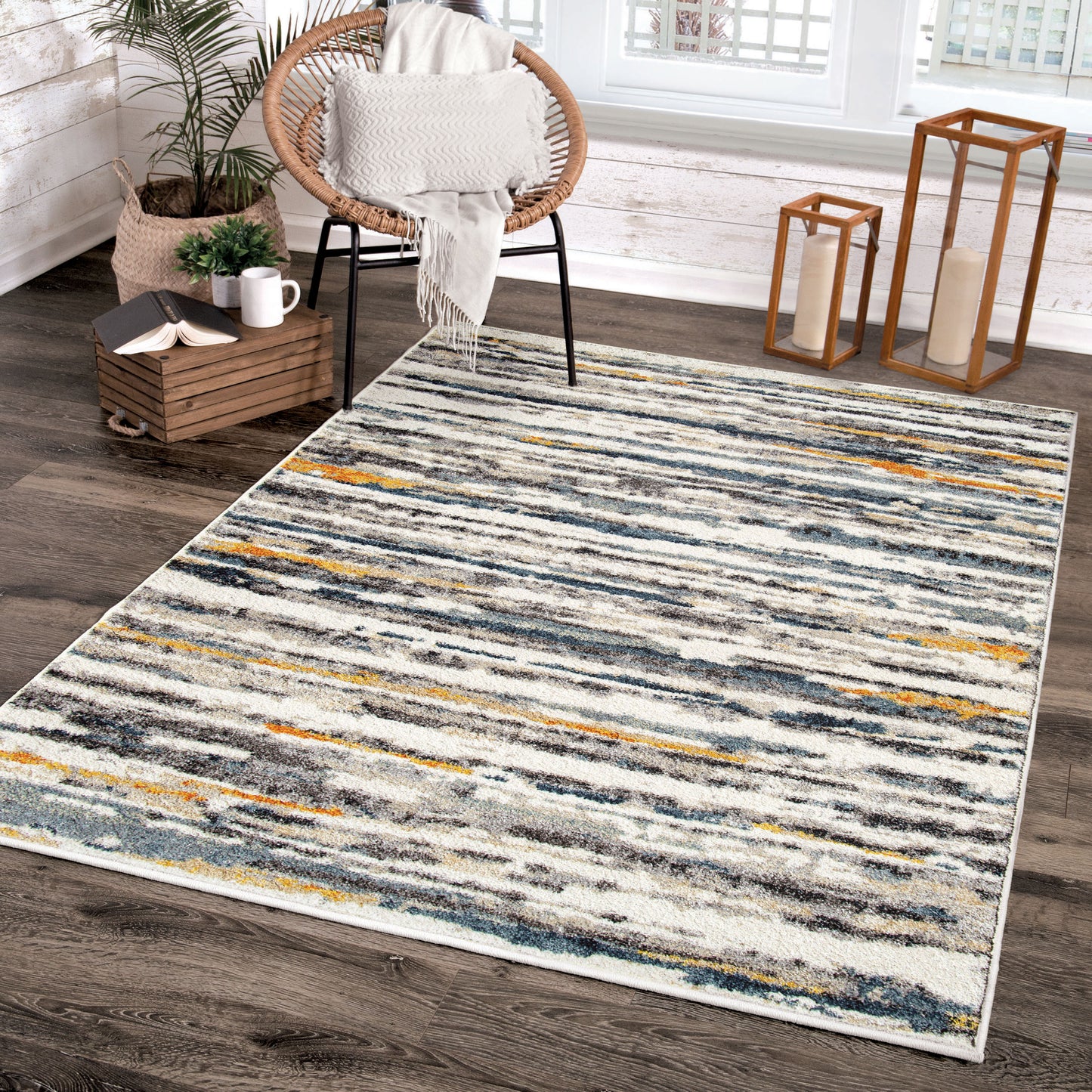 Studio 9522 Blue Rug - Orian