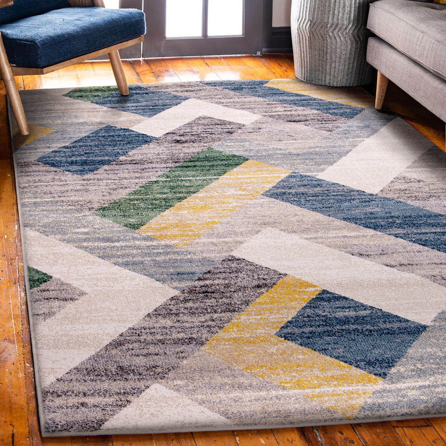 Studio 9523 Grey Blue Rug - Orian