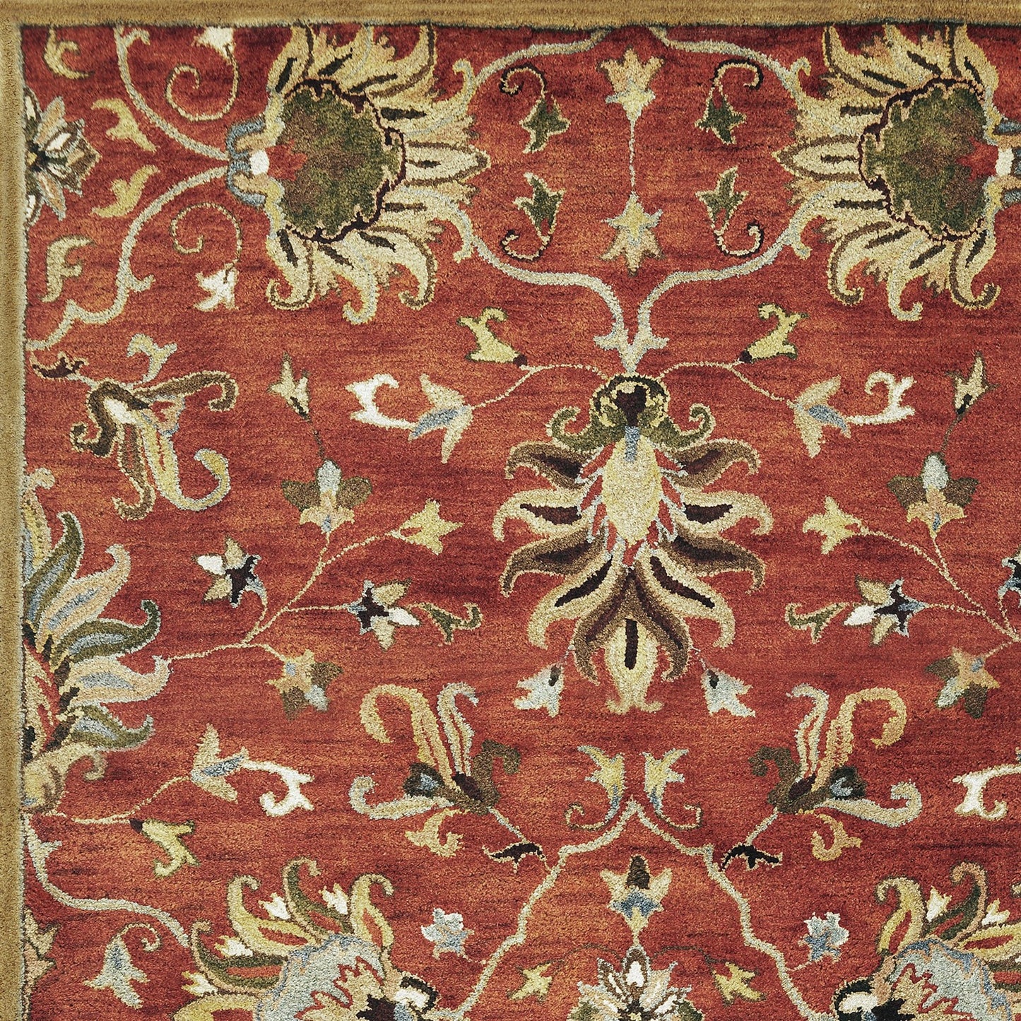 Syriana 6009 Sienna Agra Hand Tufted Area Rug - Kas