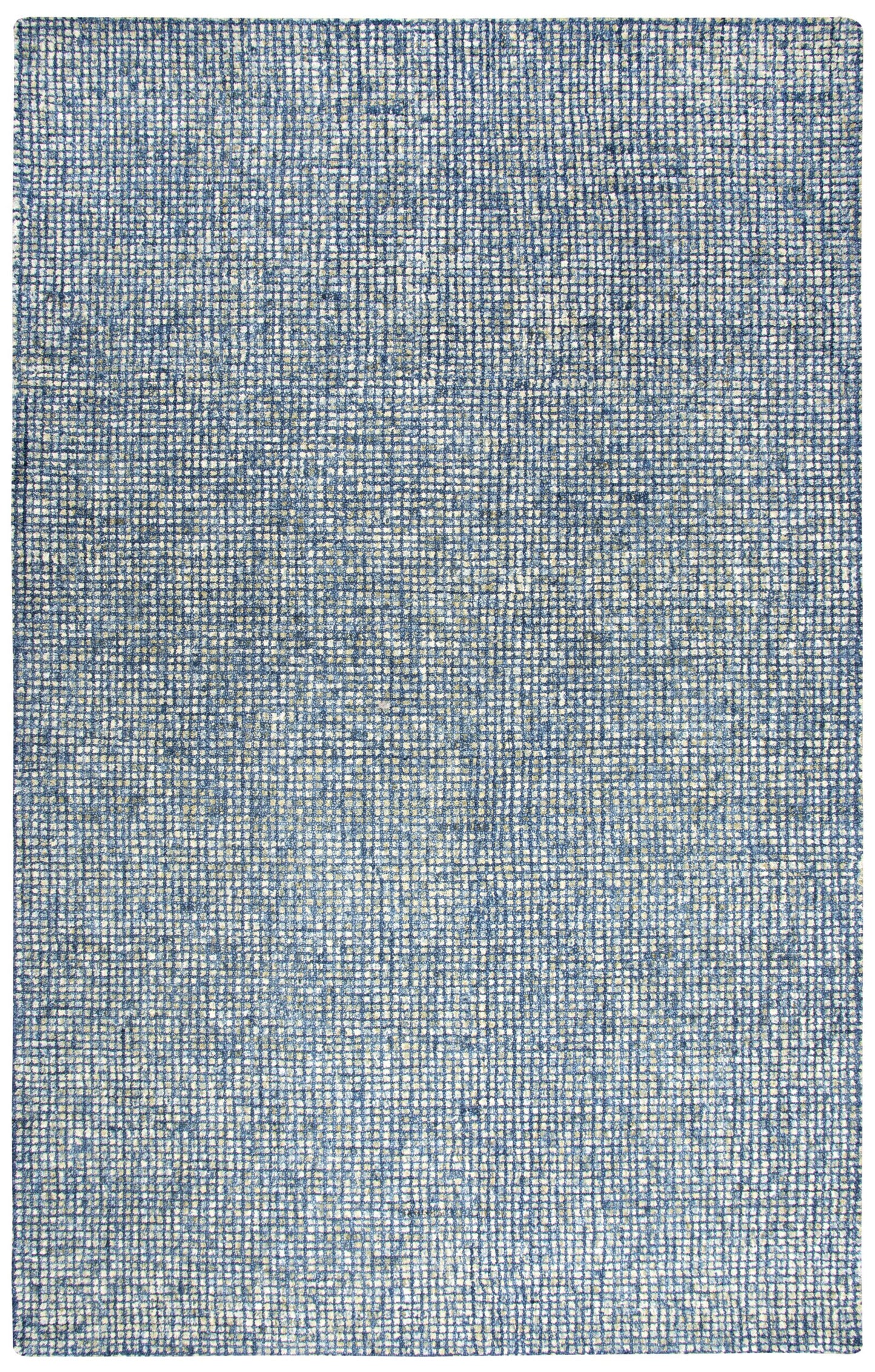 Talbot TAL101 Blue Hand Tufted Rug - Rizzy