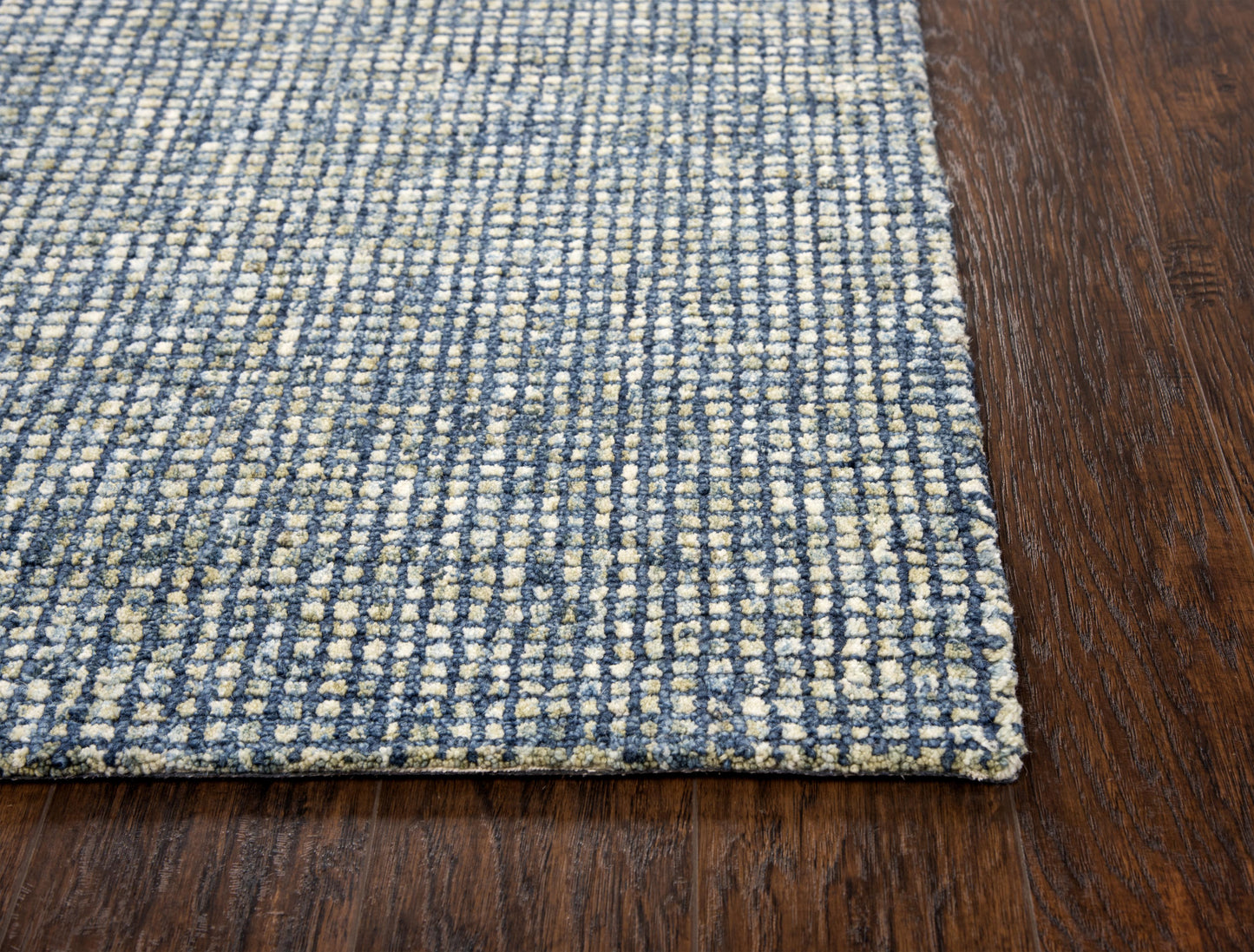 Talbot TAL101 Blue Hand Tufted Rug - Rizzy