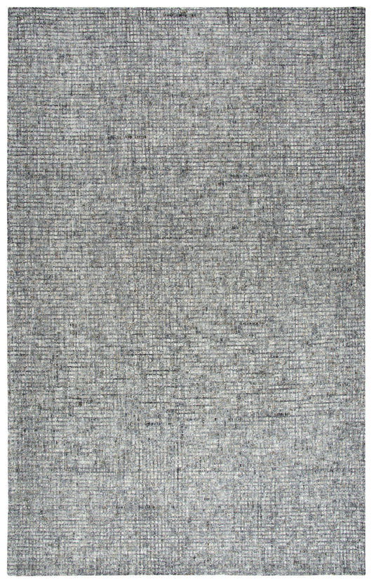 Talbot TAL106 Dark Gray Hand Tufted Rug - Rizzy