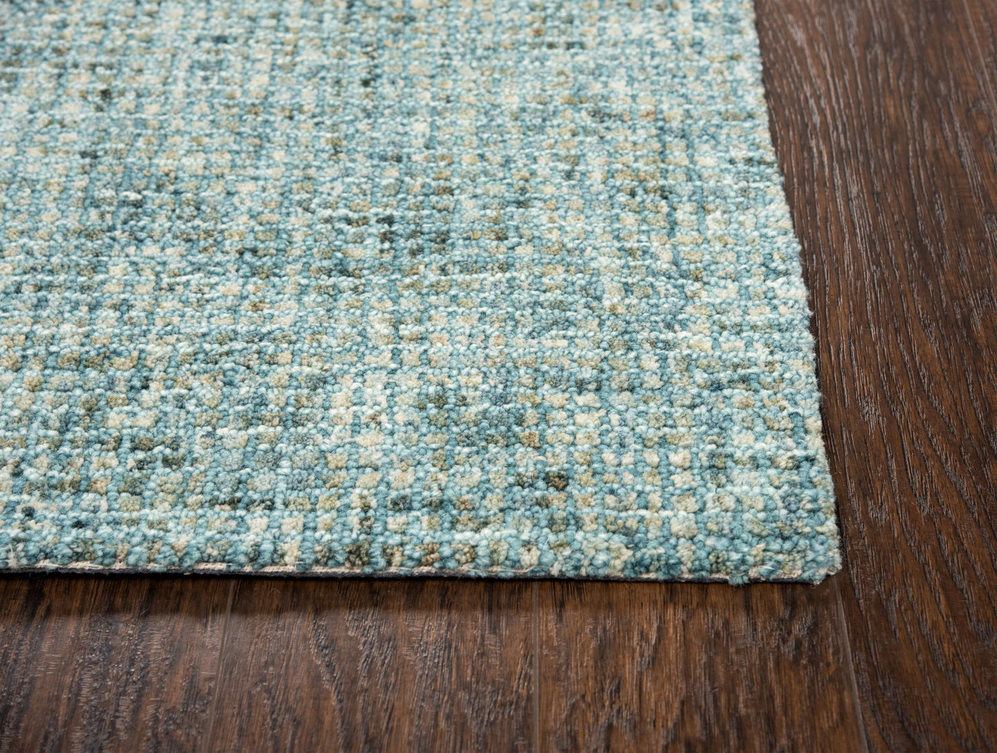 Talbot TAL107 Teal Hand Tufted Rug - Rizzy