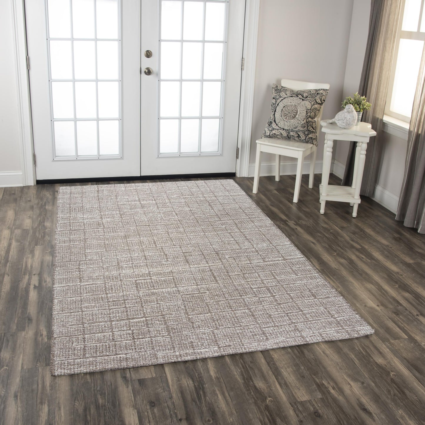 Taylor TAY874 Brown Hand Tufted Rug - Rizzy