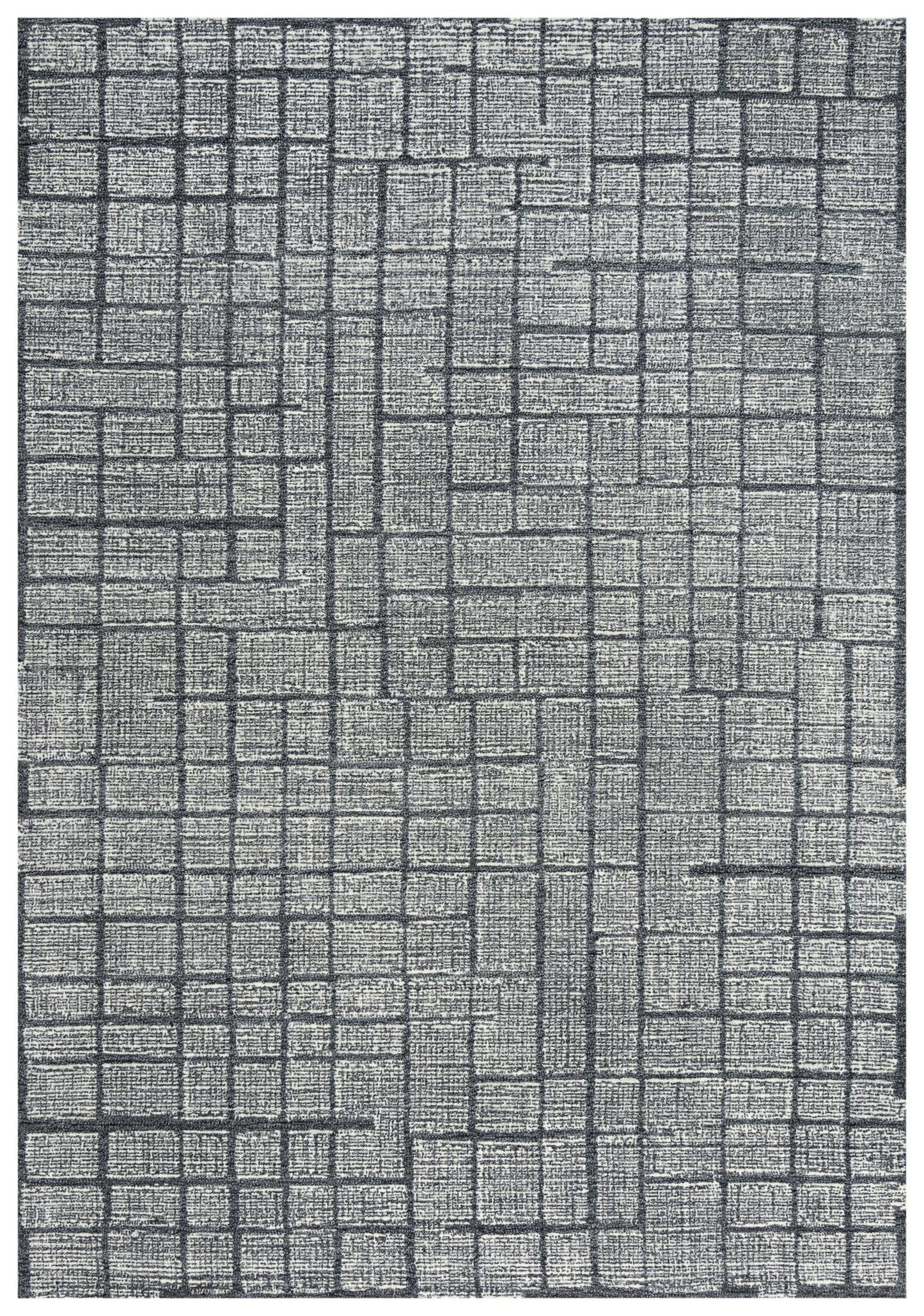 Taylor TAY875 Charcoal Hand Tufted Rug - Rizzy