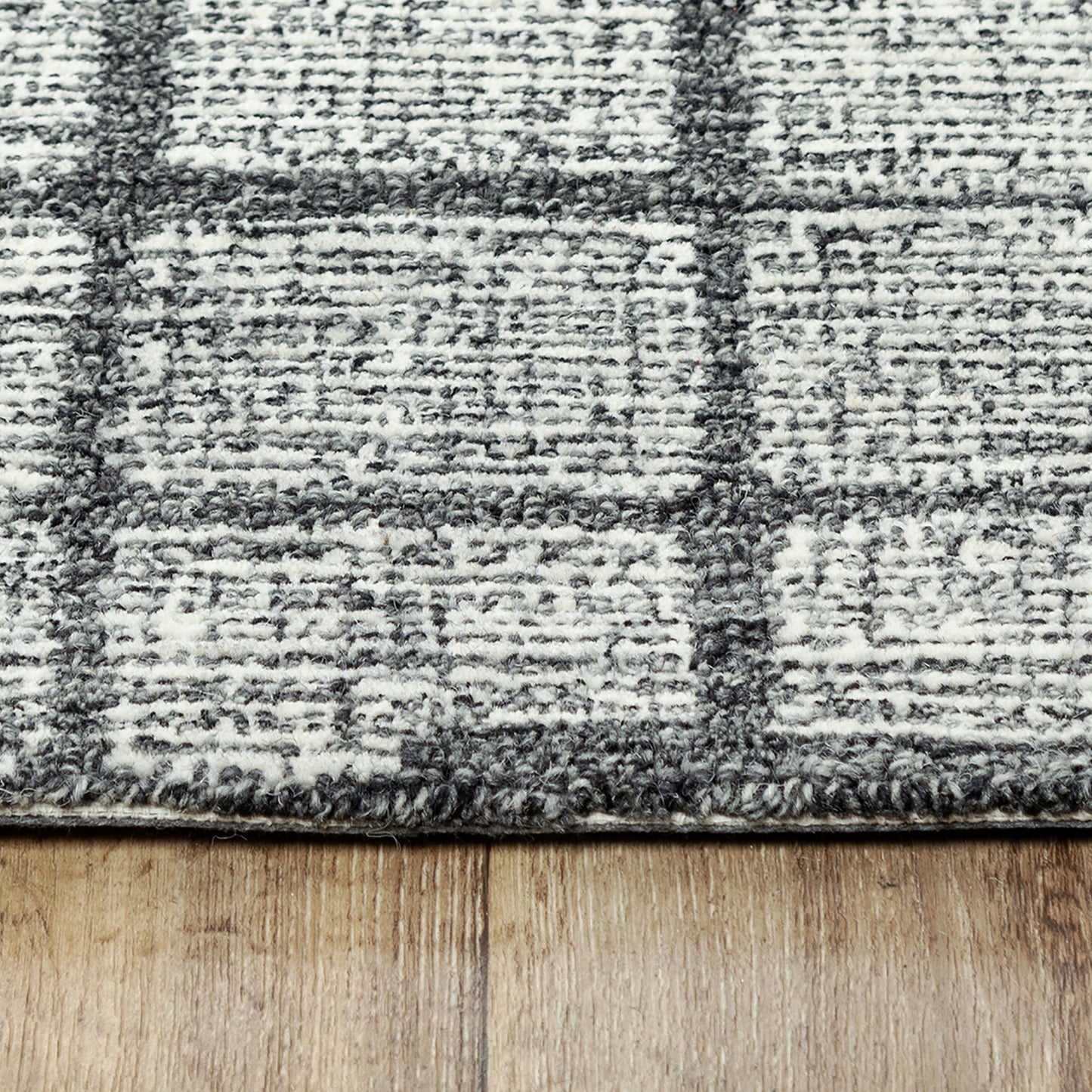 Taylor TAY875 Charcoal Hand Tufted Rug - Rizzy