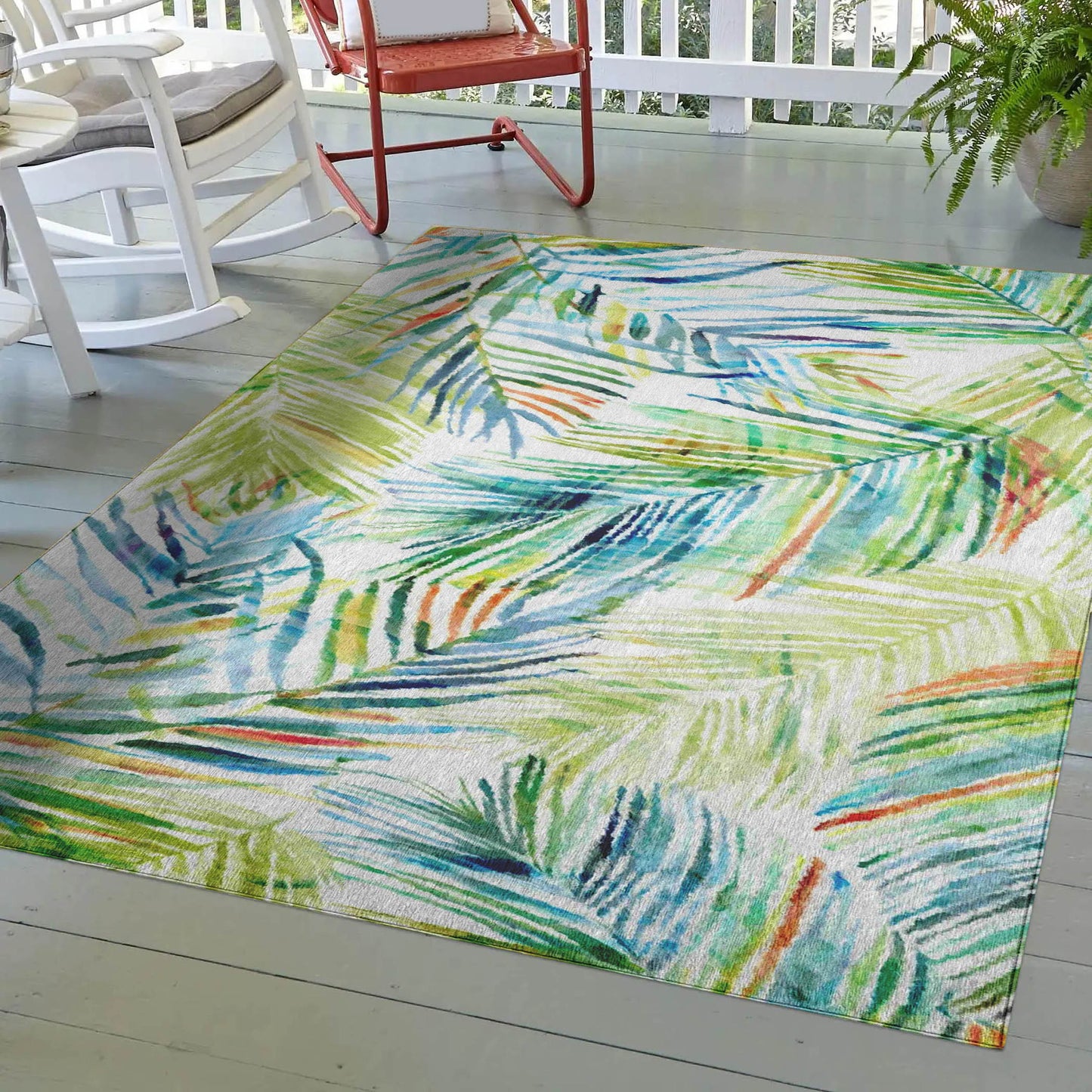 Indoor/Outdoor Tropics TC4 Meadow Washable