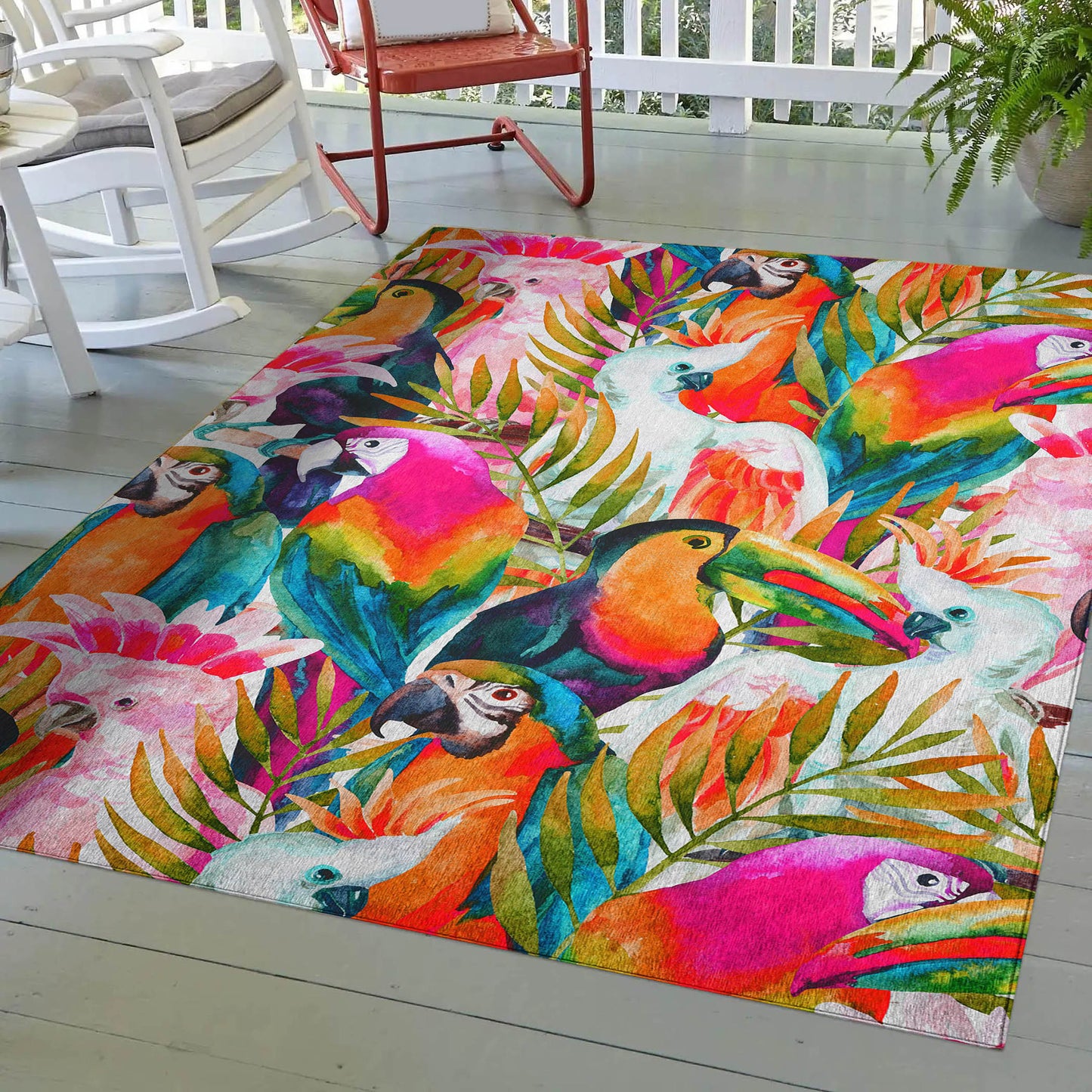 Indoor/Outdoor Tropics TC5 Confetti Washable