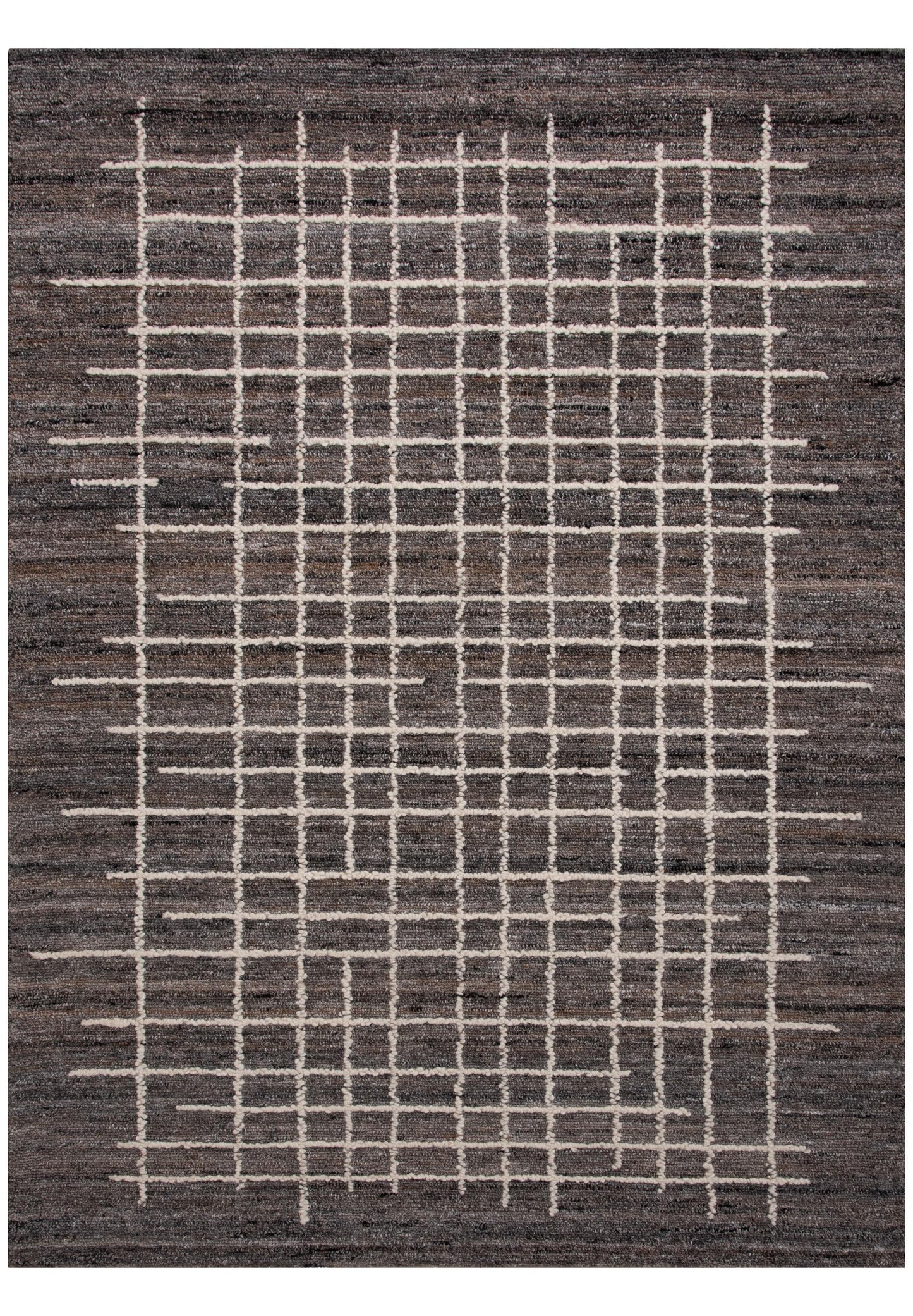 Timber TIM696 Dk.Brown Hand Tufted Rug - Rizzy