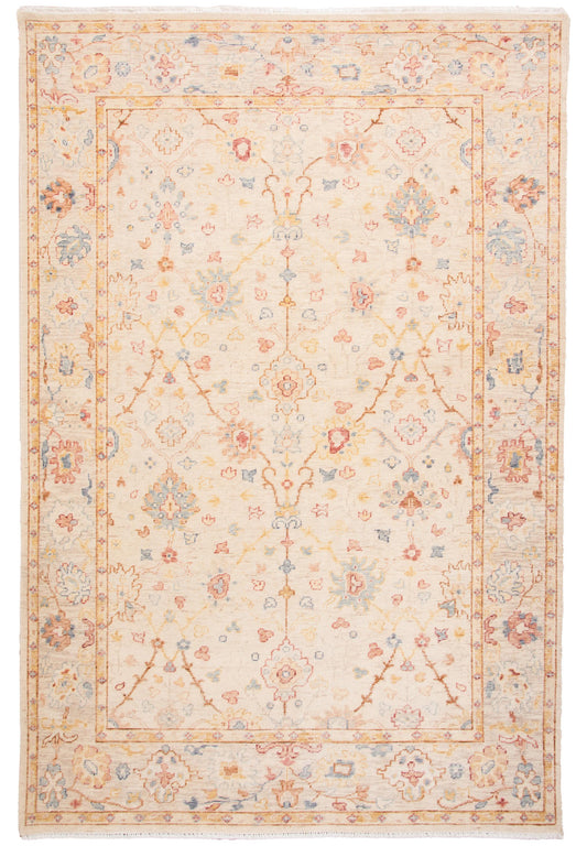 Tuscany TUS713 Beige/Gray Hand Knotted  Rug - Rizzy