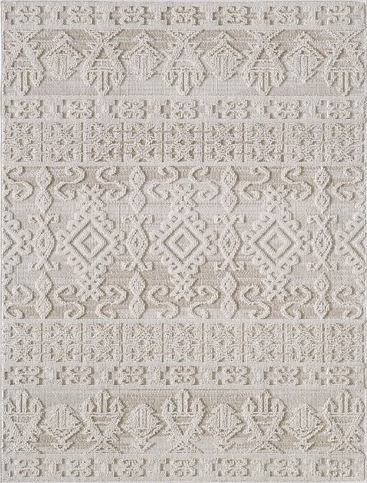 Terra 6770 Natural Catalina Machine Woven Performance Area Rug - Kas