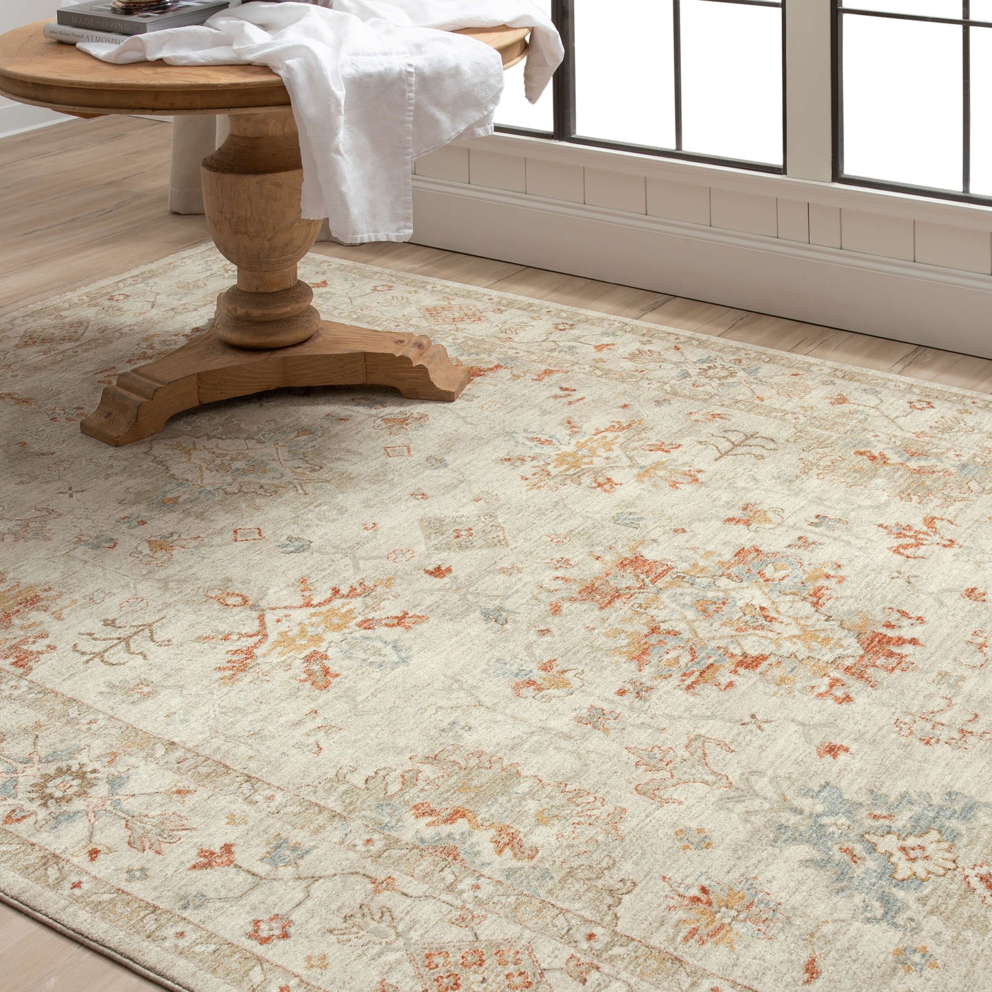 Karastan Rugs Tunceli Cream Area Rug