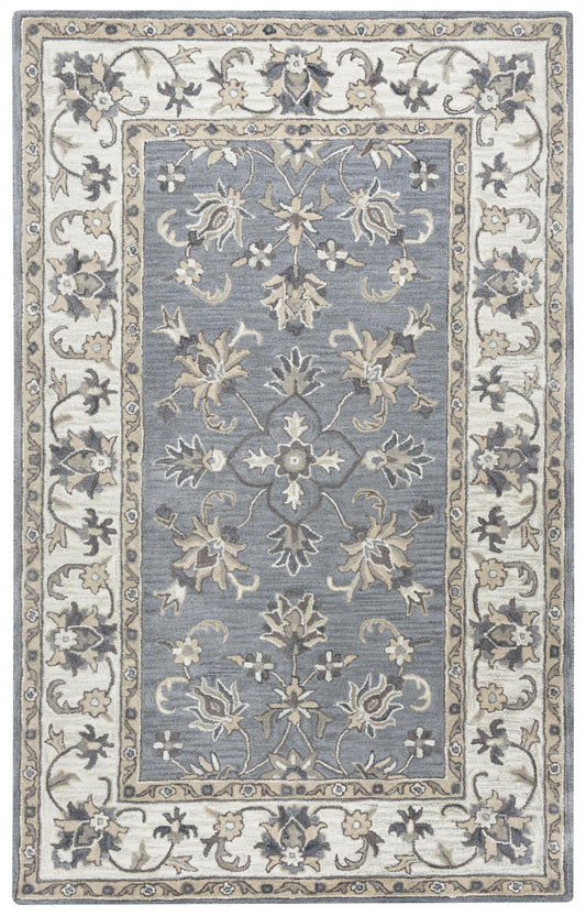 Valintino VN9658 Gray Hand Tufted Rug - Rizzy