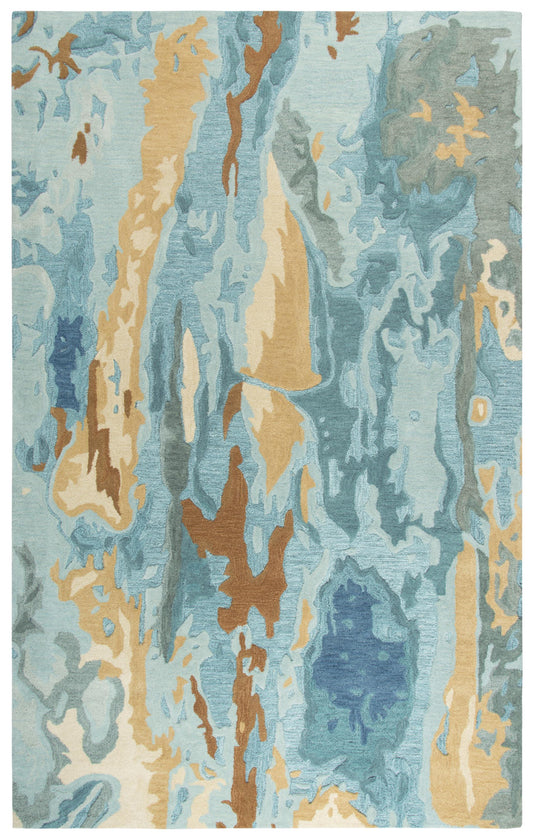 Vogue VOG102 Aqua  Hand Tufted Rug - Rizzy