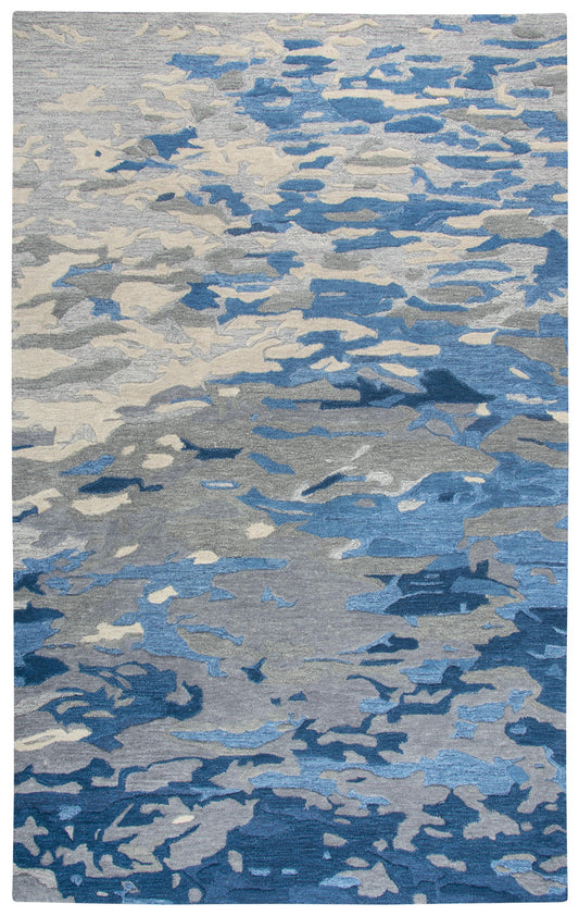 Vogue VOG108 Blue Hand Tufted Rug - Rizzy