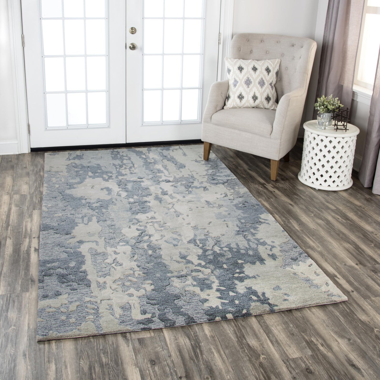 Vogue VOG109 Gray Hand Tufted Rug - Rizzy