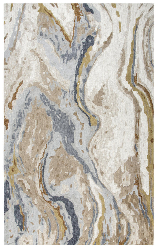 Vogue VOG110 Beige Hand Tufted Rug - Rizzy