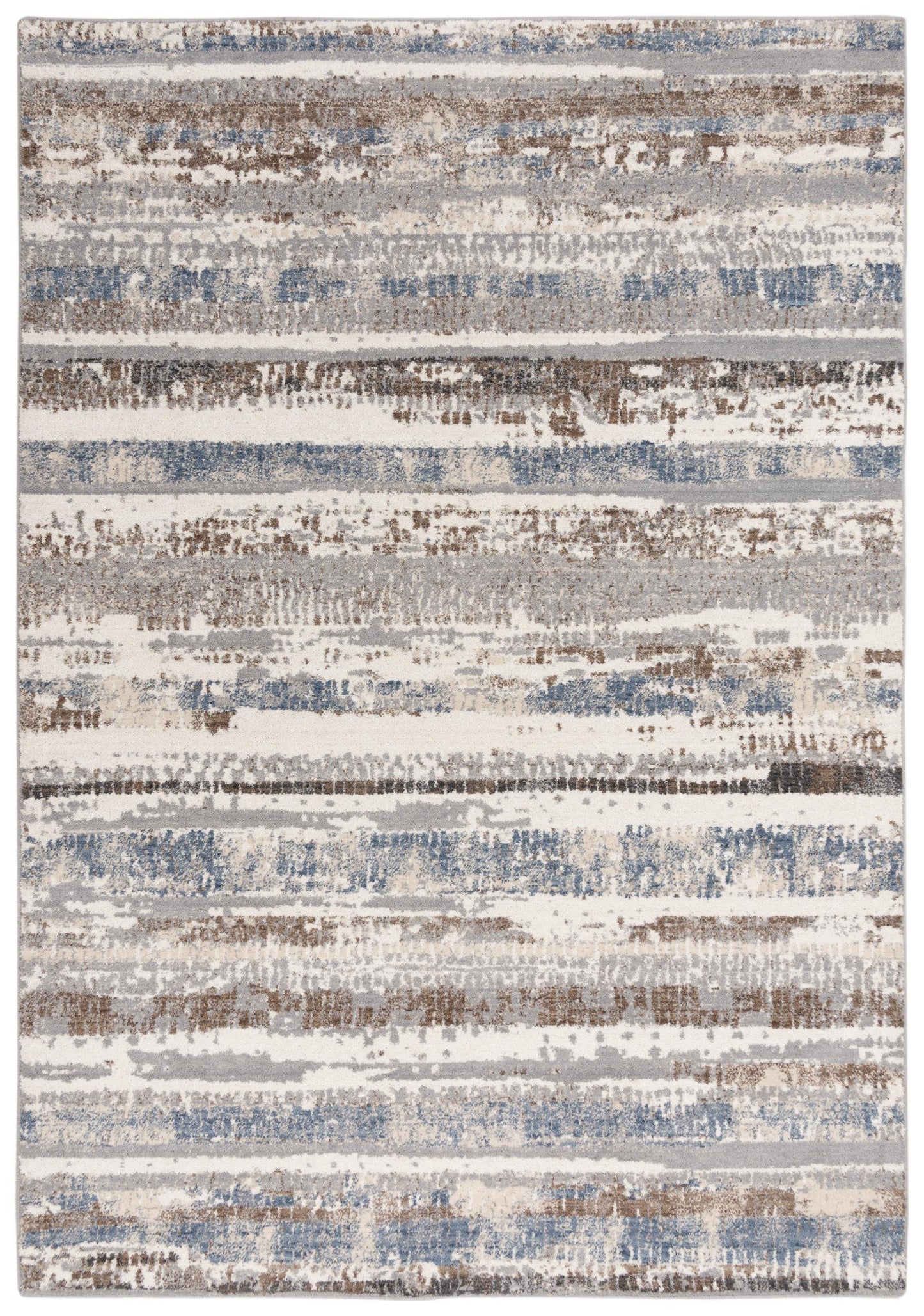 Ventura VRA746 Blue Power Loomed Rug - Rizzy