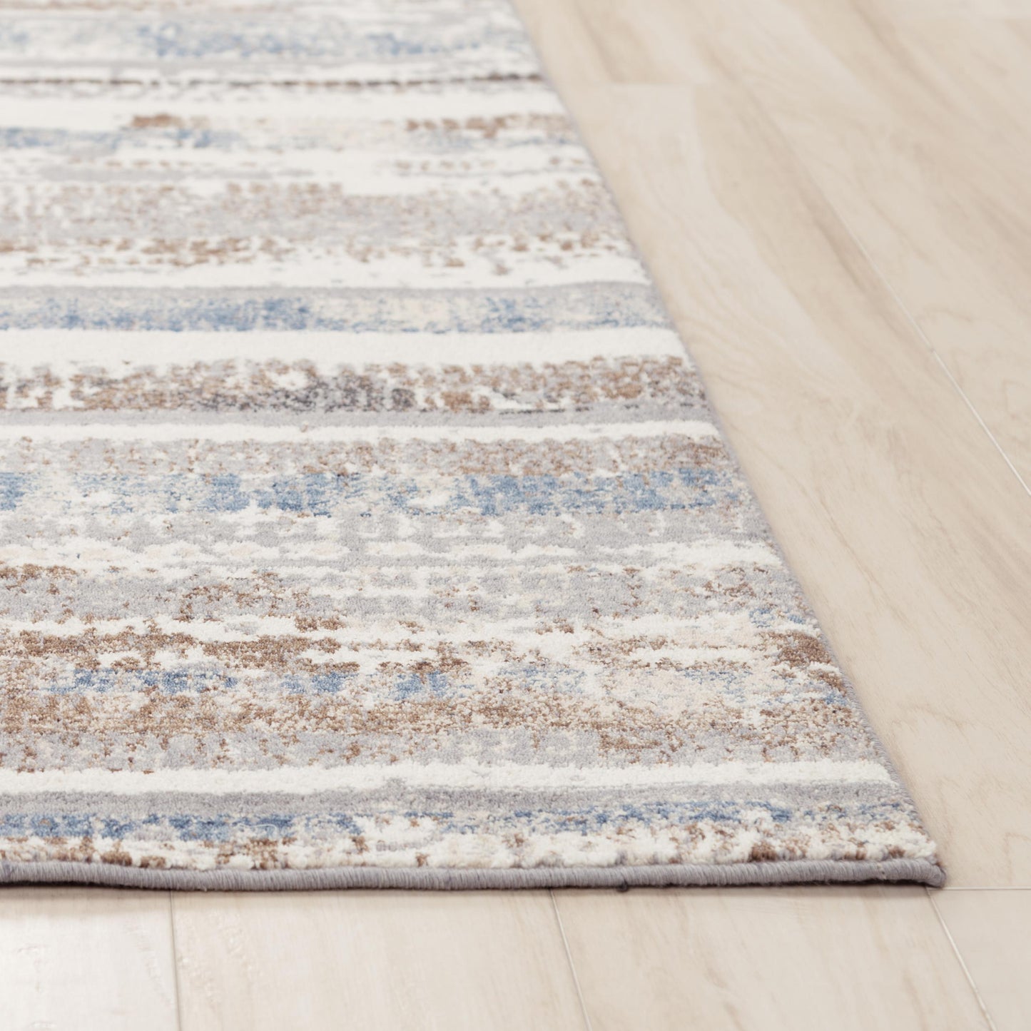 Ventura VRA746 Blue Power Loomed Rug - Rizzy