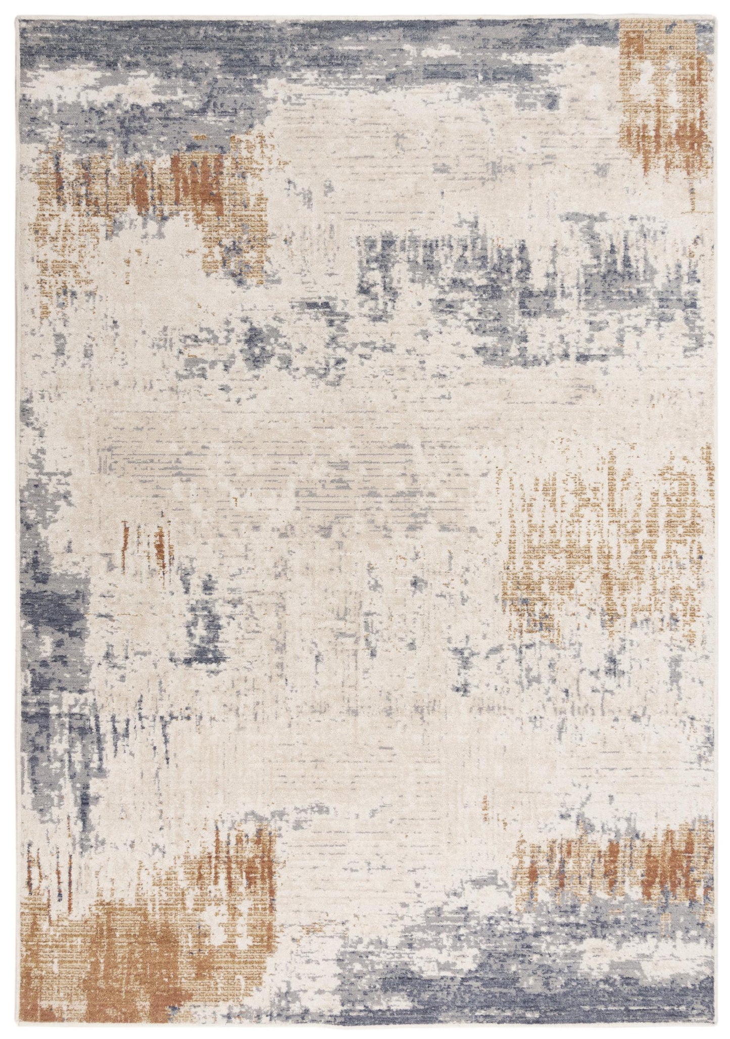 Ventura VRA753 Beige/Multi Power Loomed Rug - Rizzy