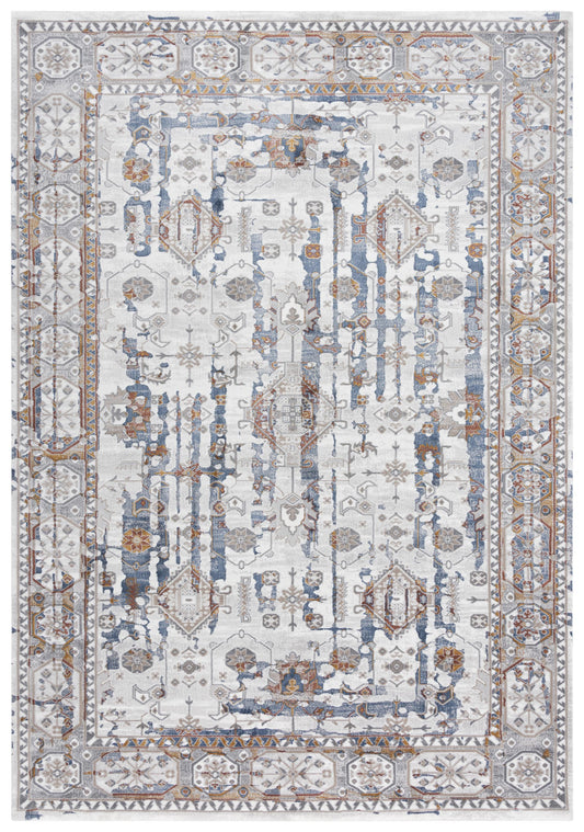 Westchester WES857 Ivory/Multi Power Loomed Rug - Rizzy