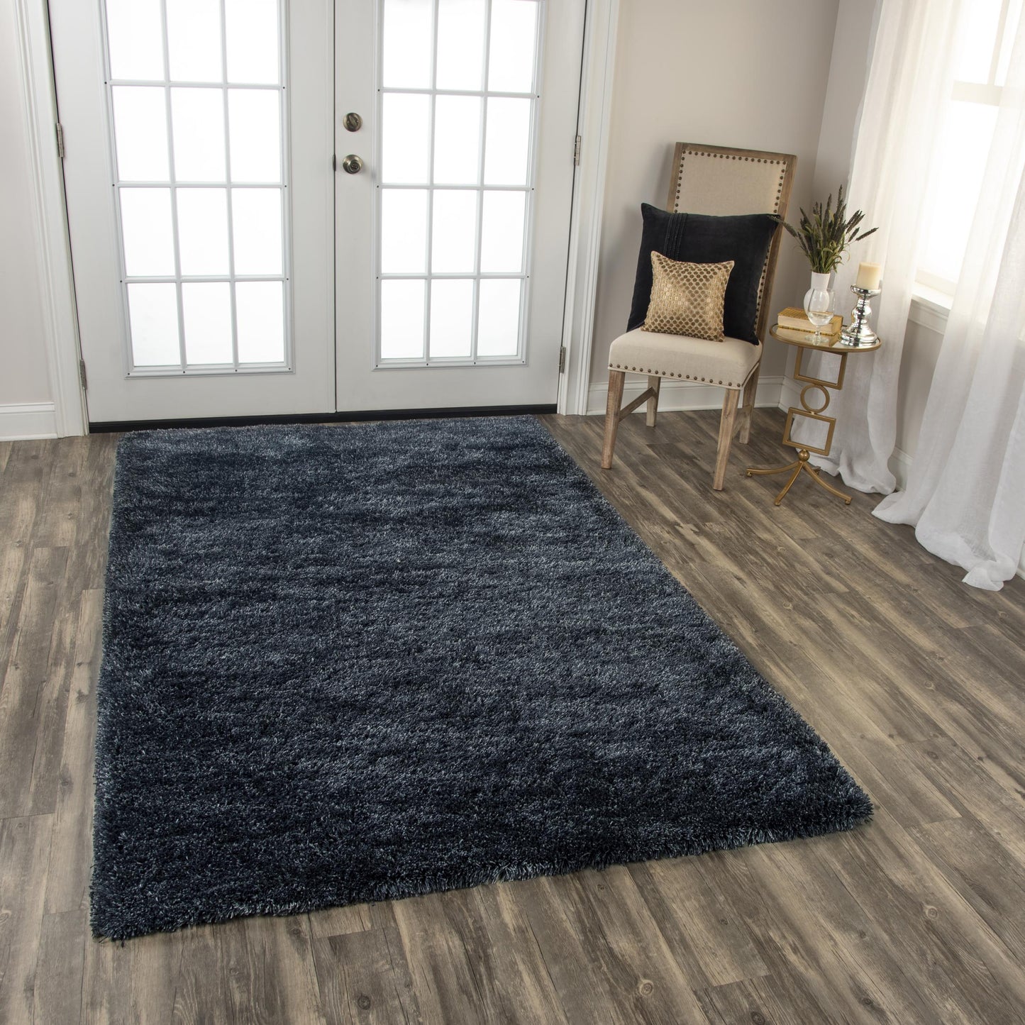 Whistler WIS101 Charcoal Hand Tufted Rug - Rizzy