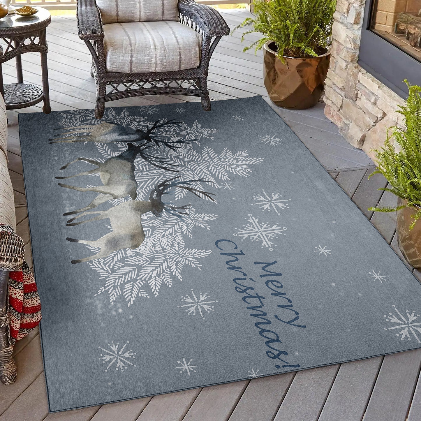 Indoor/Outdoor Wonderland WN2 Grey Washable