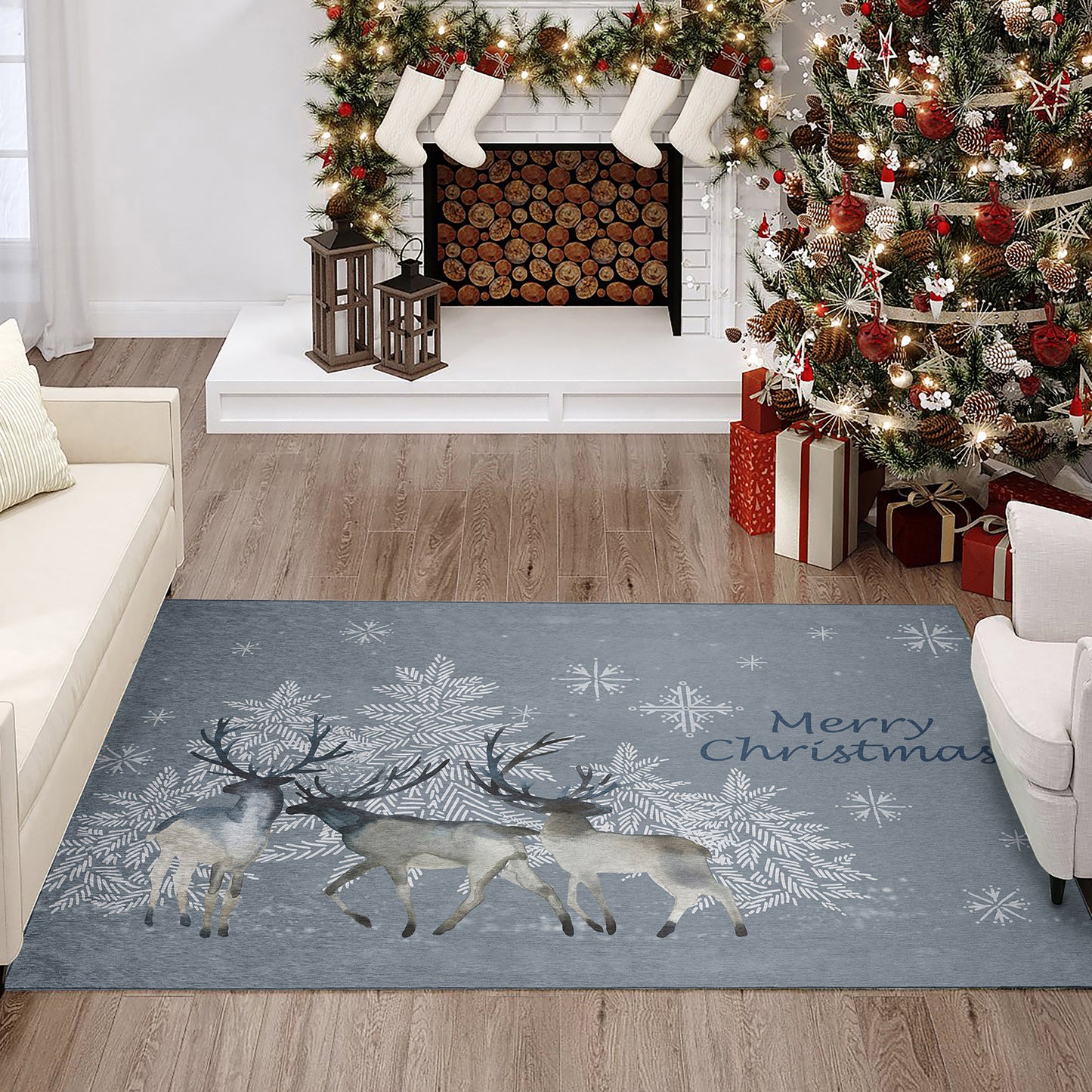 Indoor/Outdoor Wonderland WN2 Grey Washable