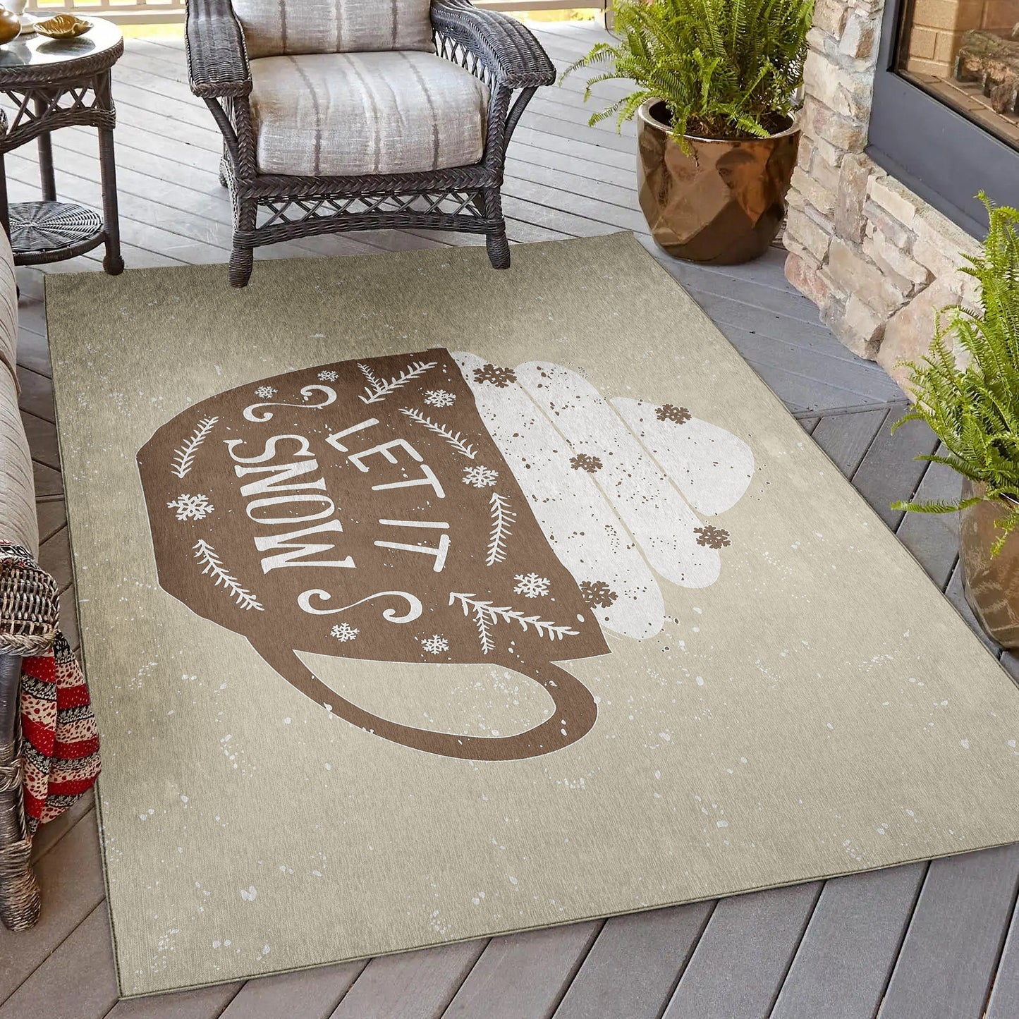 Indoor/Outdoor Wonderland WN7 Beige Washable