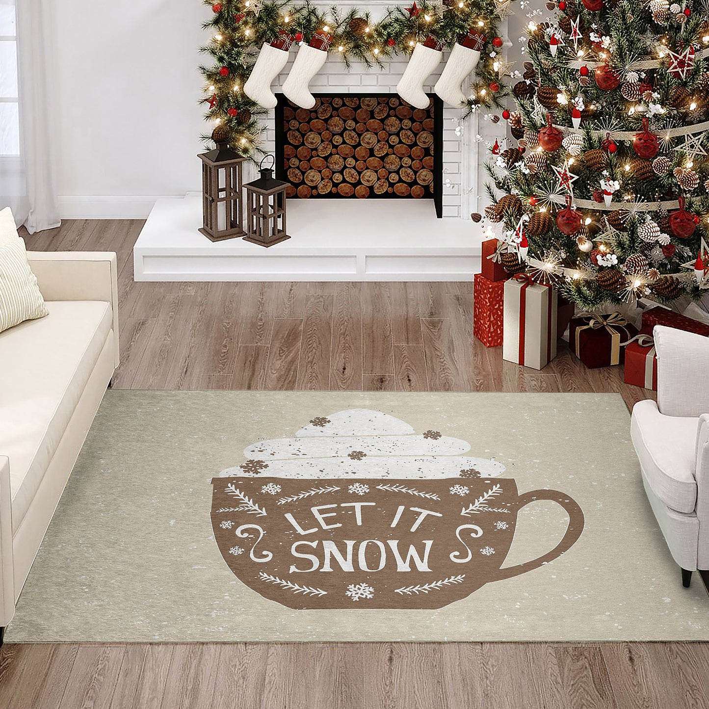 Indoor/Outdoor Wonderland WN7 Beige Washable