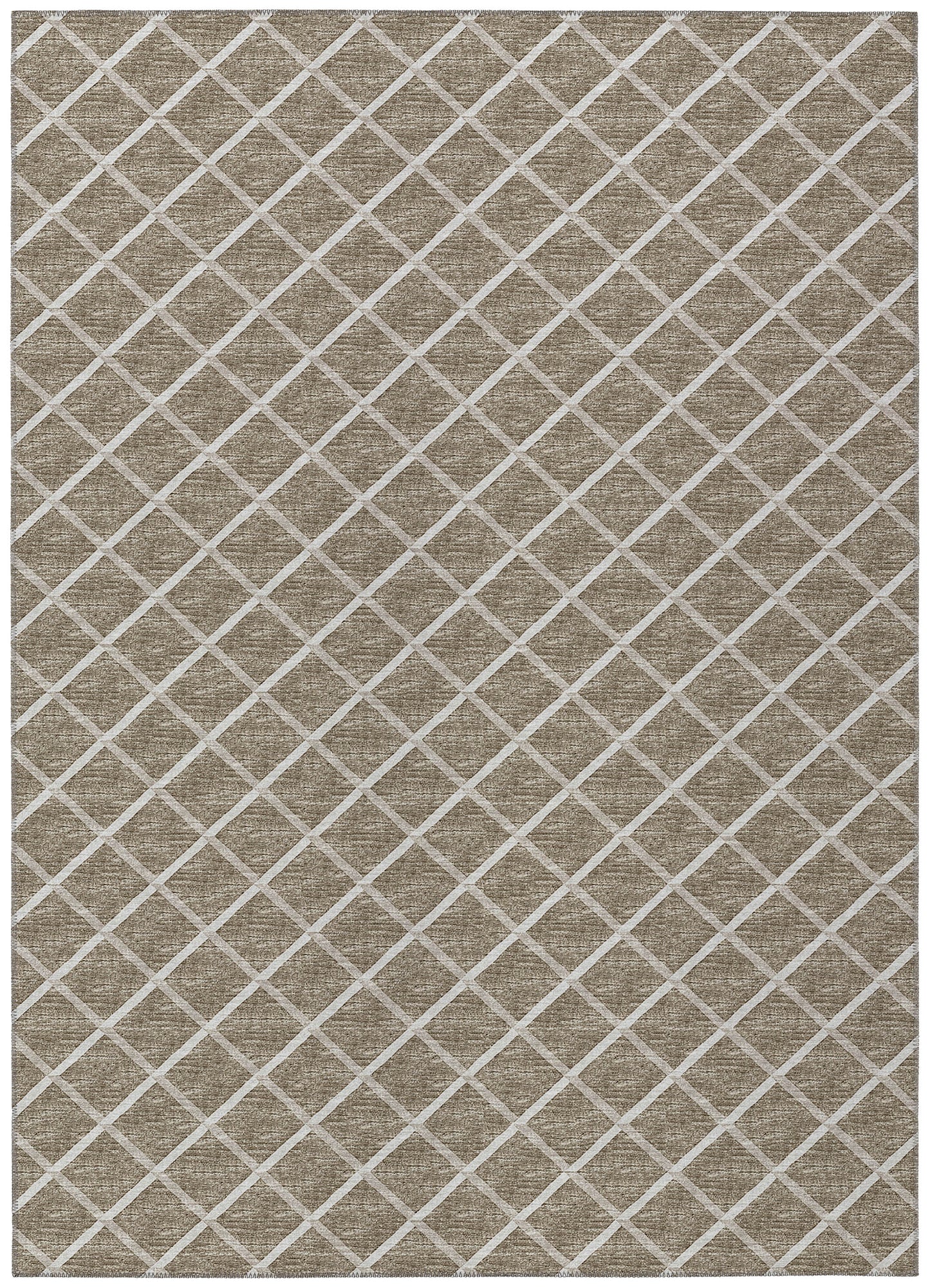 Indoor/Outdoor York YO1 Taupe Washable