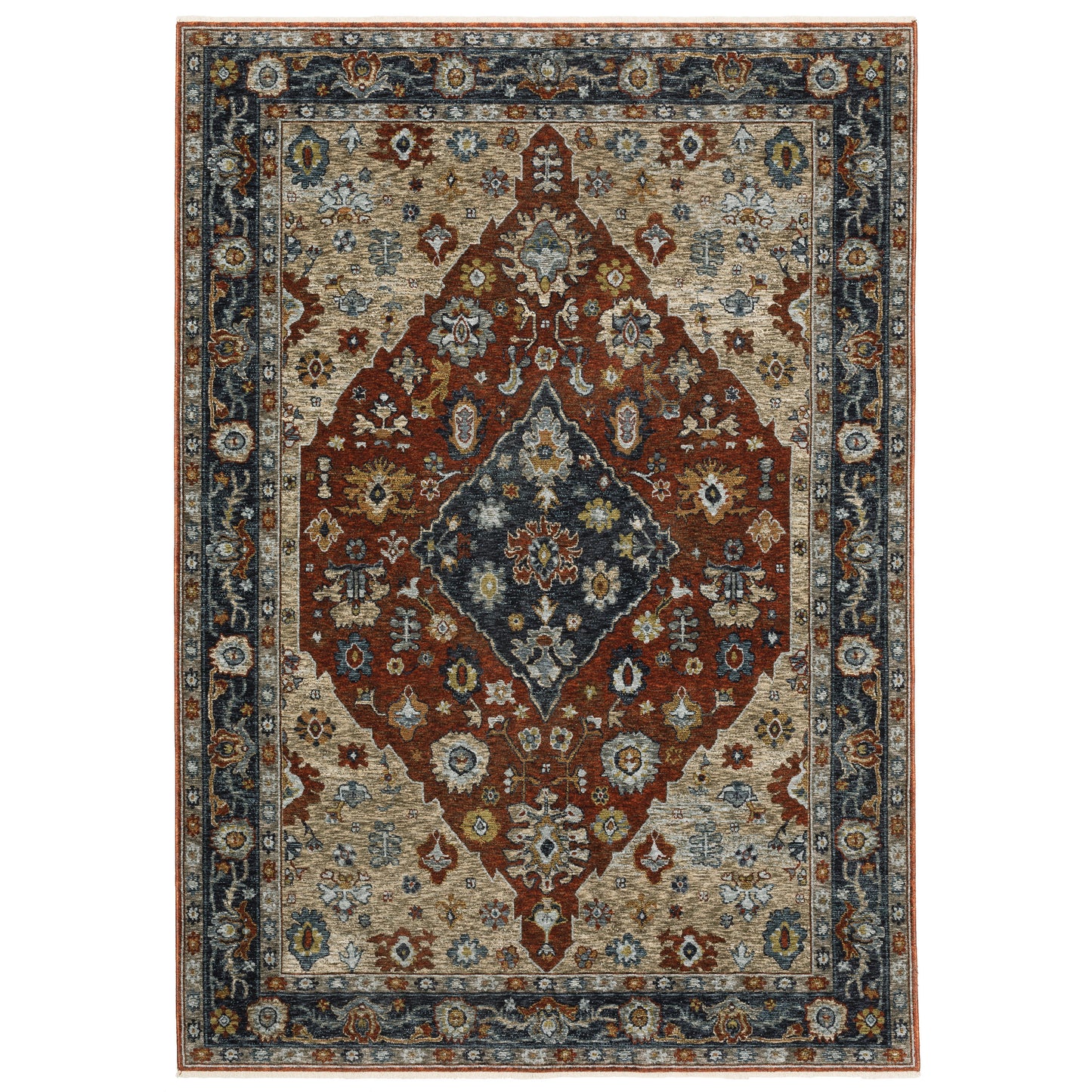 ABERDEEN 1143H Red Rug - ORIENTAL WEAVERS