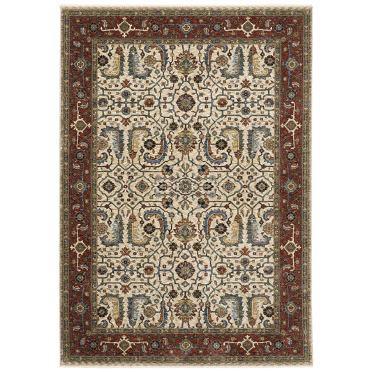 ABERDEEN 144D1 Ivory Rug - ORIENTAL WEAVERS