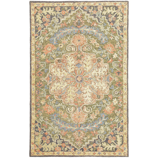 ALFRESCO 28401 Blue Rug - ORIENTAL WEAVERS