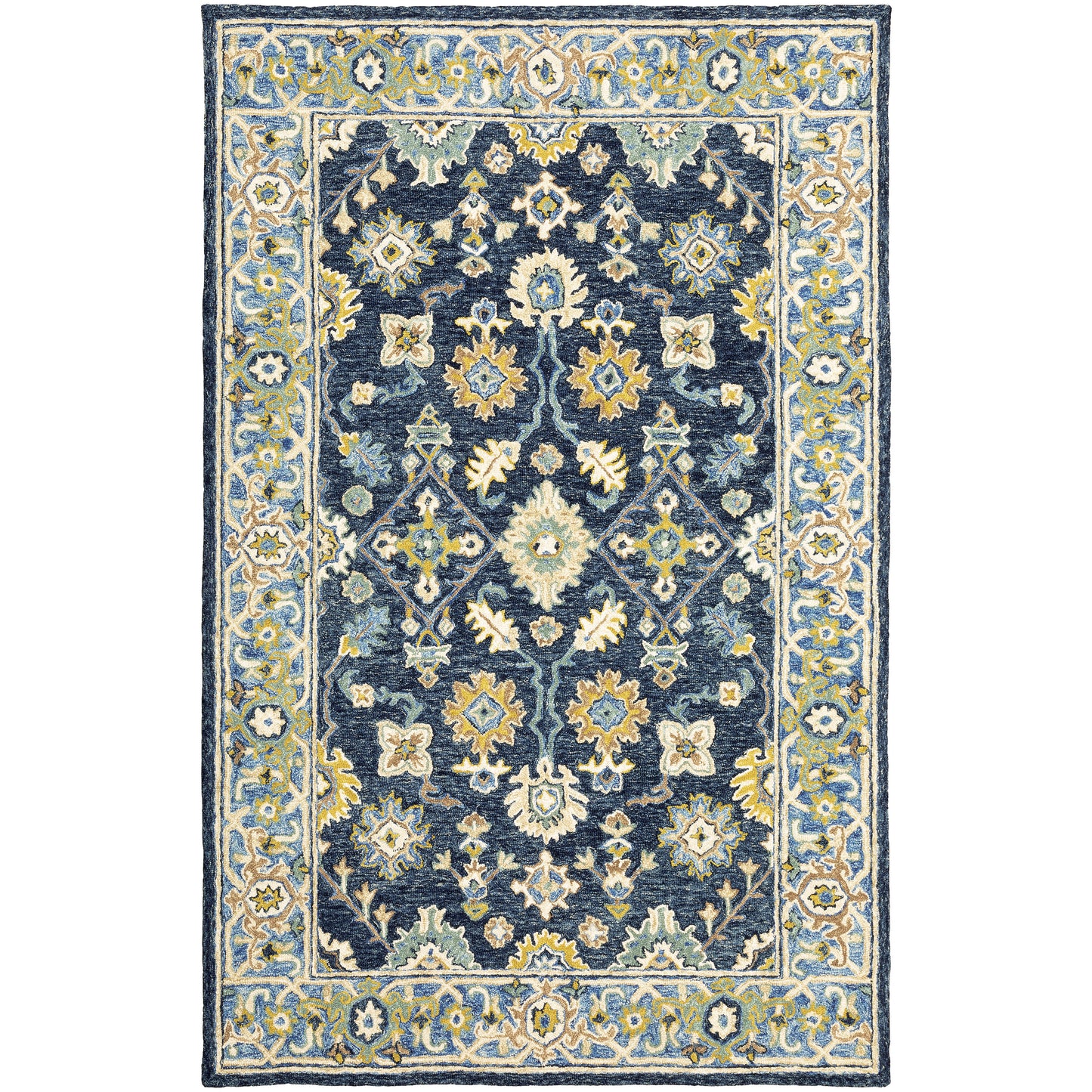 ALFRESCO 28405 Navy Rug - ORIENTAL WEAVERS