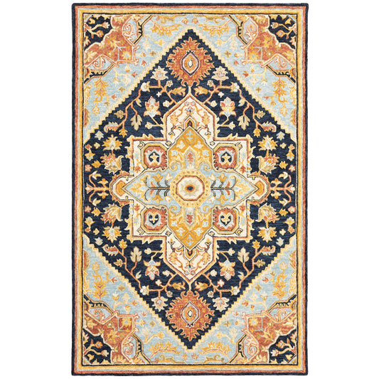 ALFRESCO 28408 Navy Rug - ORIENTAL WEAVERS