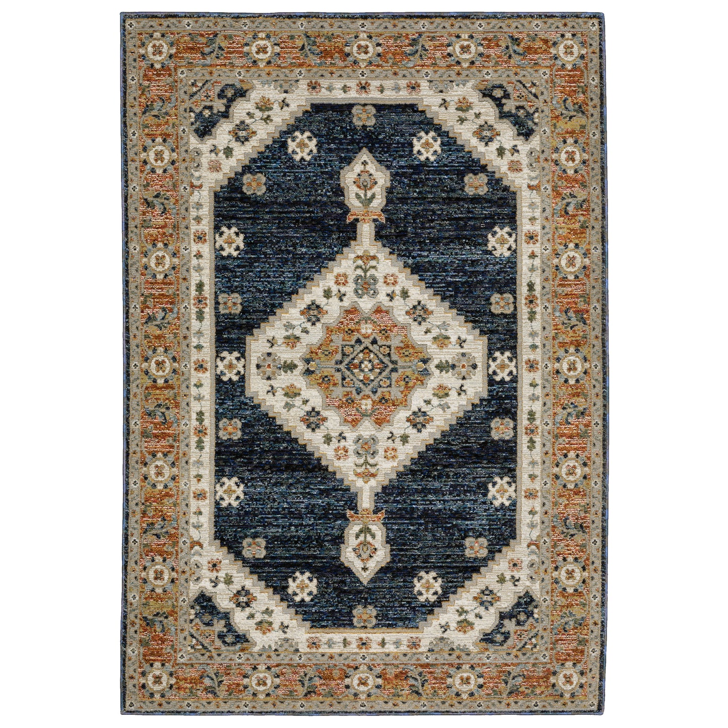 ANDORRA 2281E Blue Rug - ORIENTAL WEAVERS