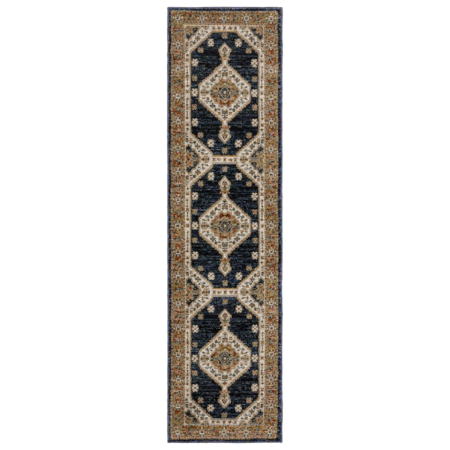 ANDORRA 2281E Blue Rug - ORIENTAL WEAVERS