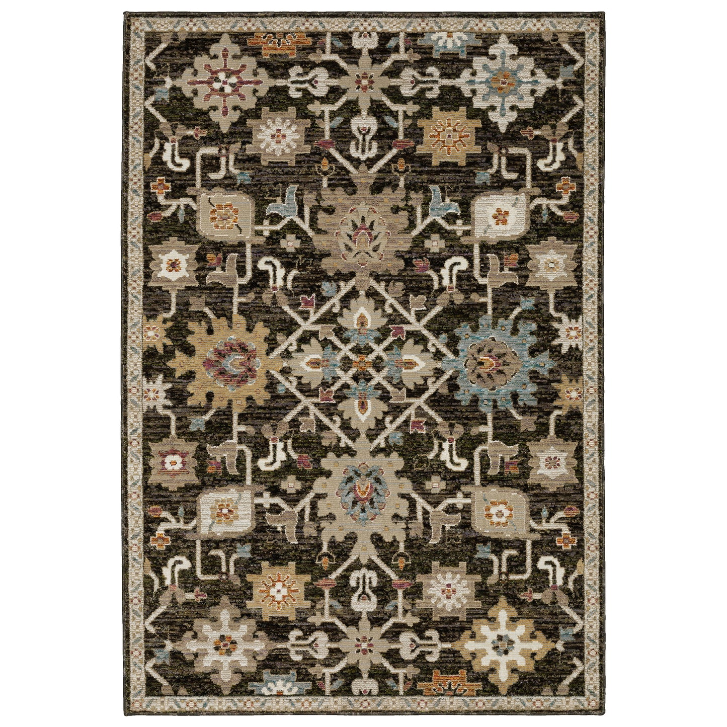 ANDORRA 2396B Brown Rug - ORIENTAL WEAVERS