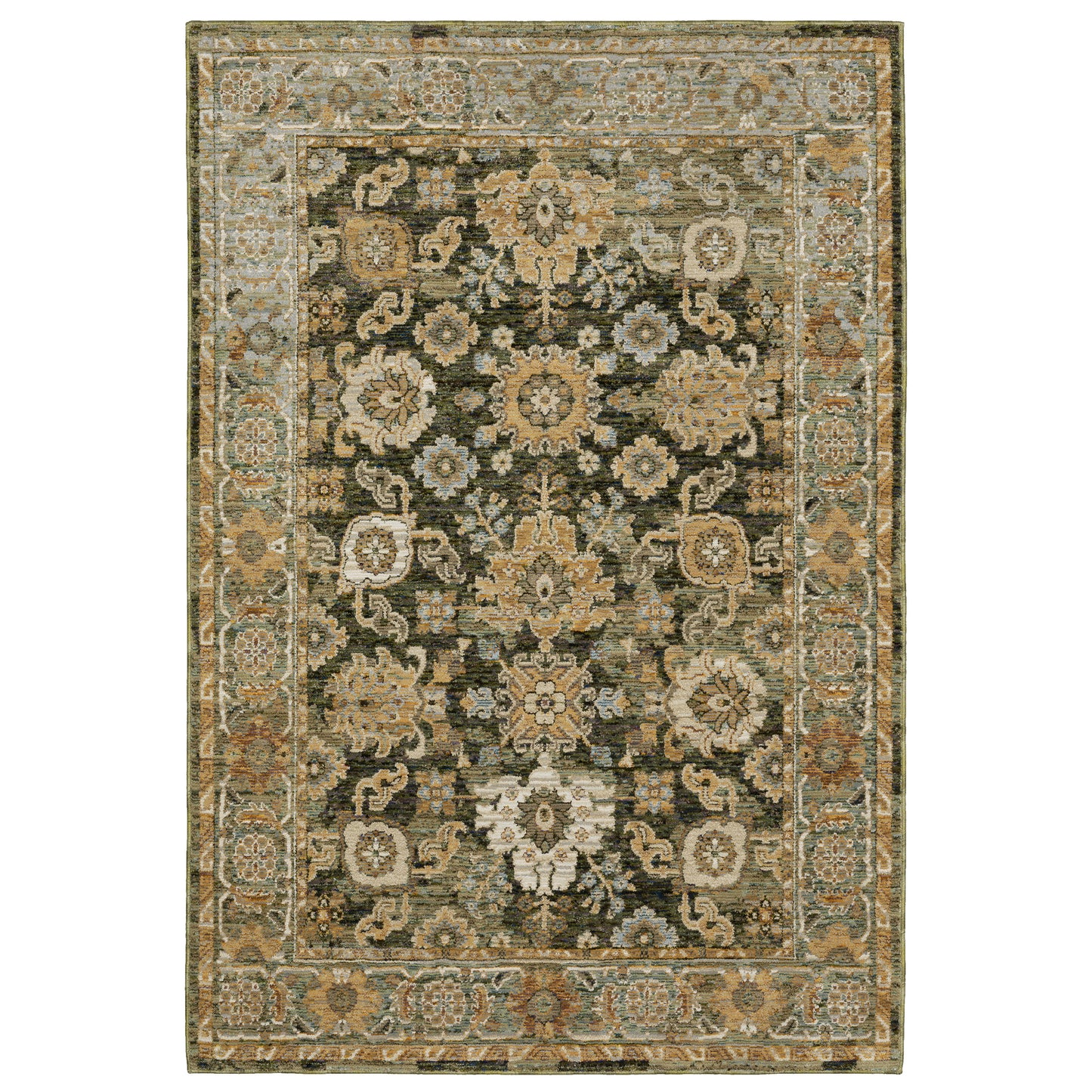 ANDORRA 2417B Green Rug - ORIENTAL WEAVERS